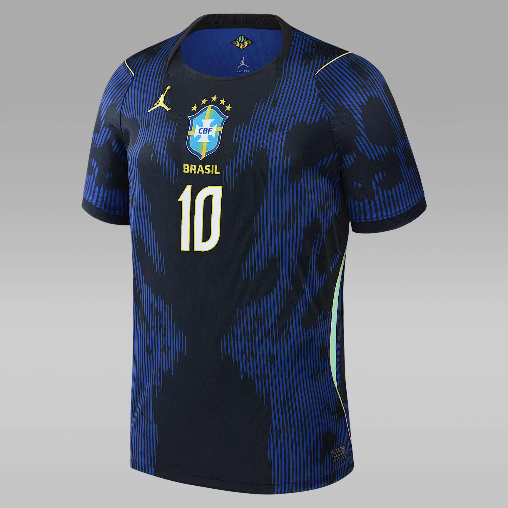 Neymar Jr. Brazil 2026 Stadium Away Men's Jordan Dri-FIT Soccer Replica Jersey