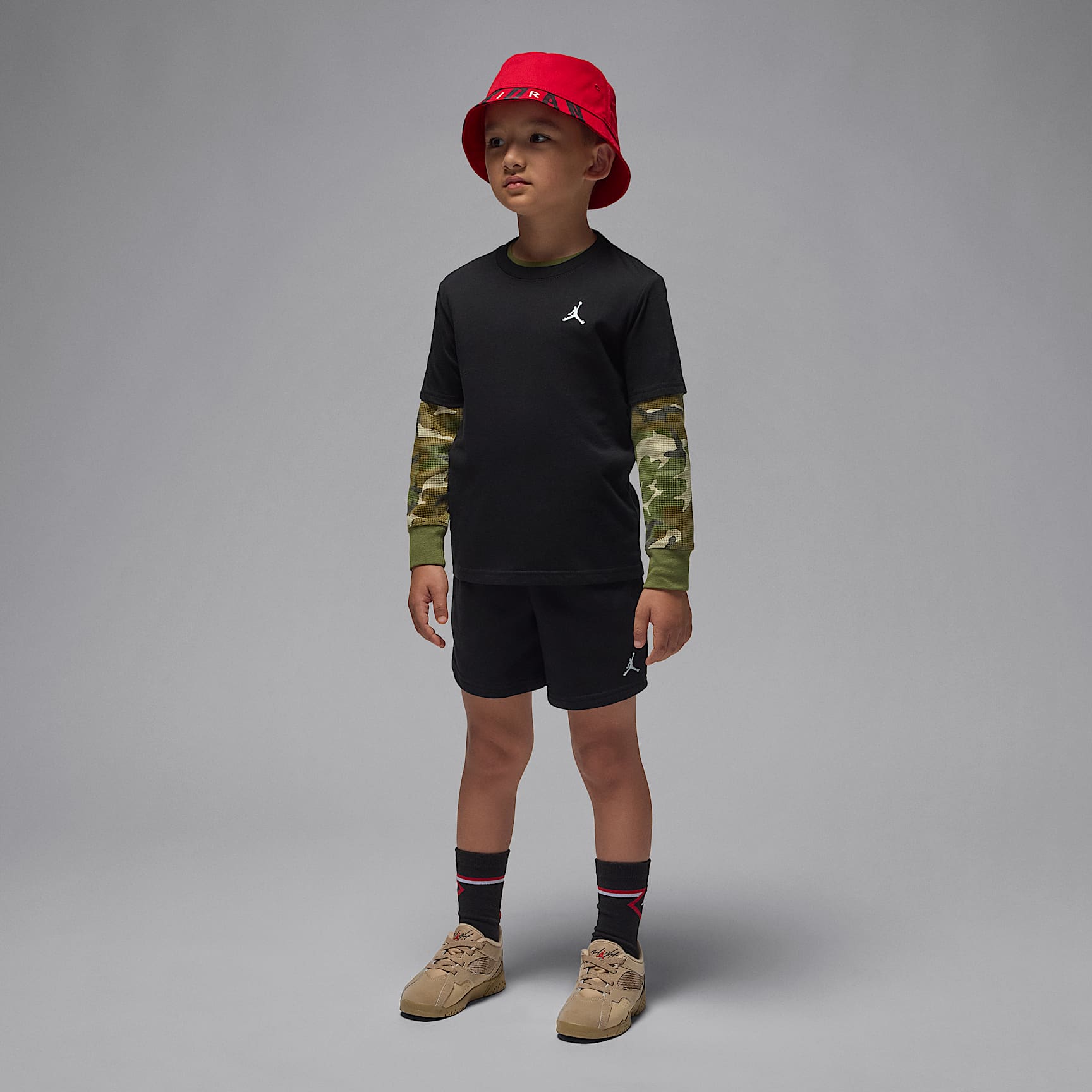 Jordan Brooklyn Essentials Little Kids' 2-Piece French Terry Shorts Set