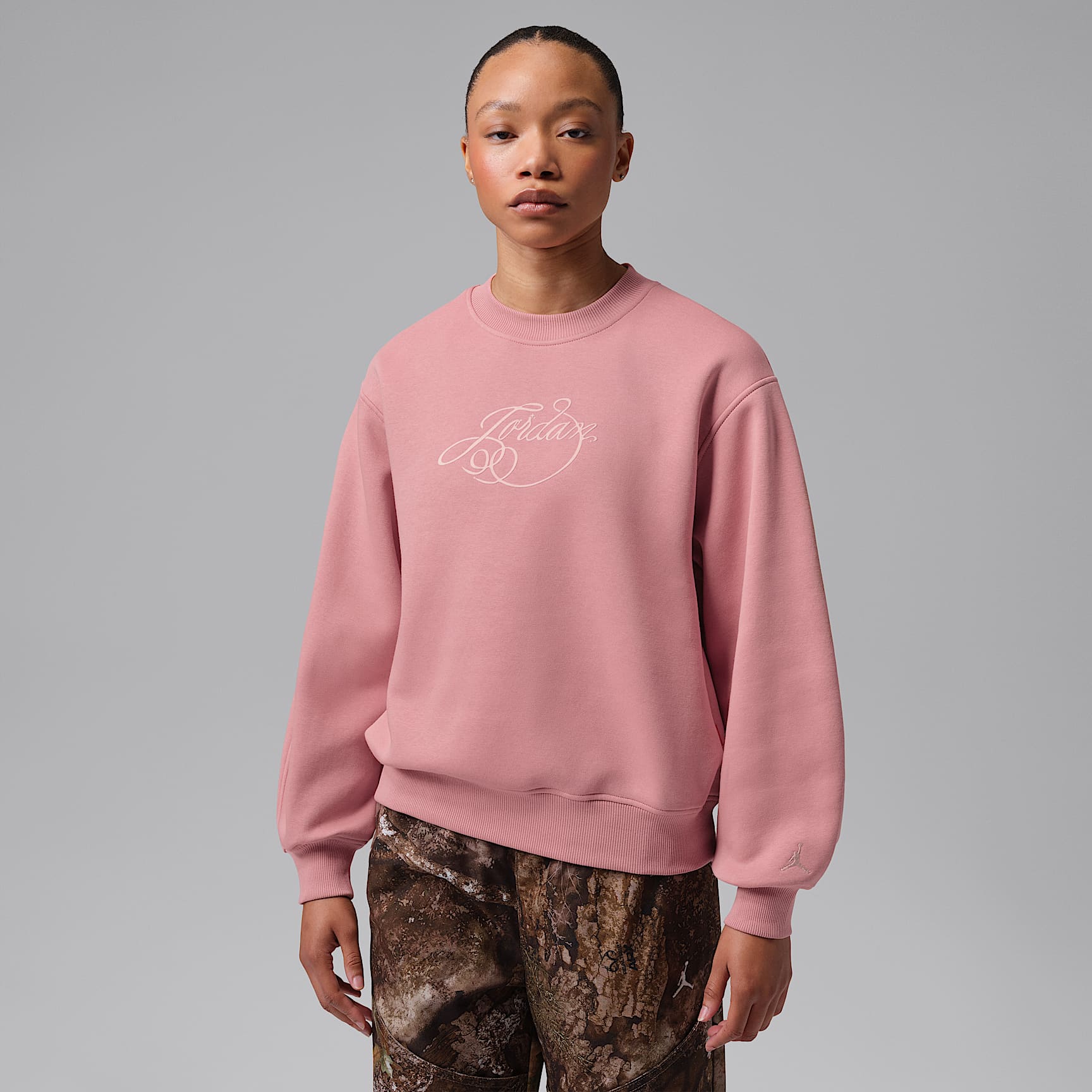 Jordan Brooklyn Fleece Women's Fireside Crew-Neck Sweatshirt