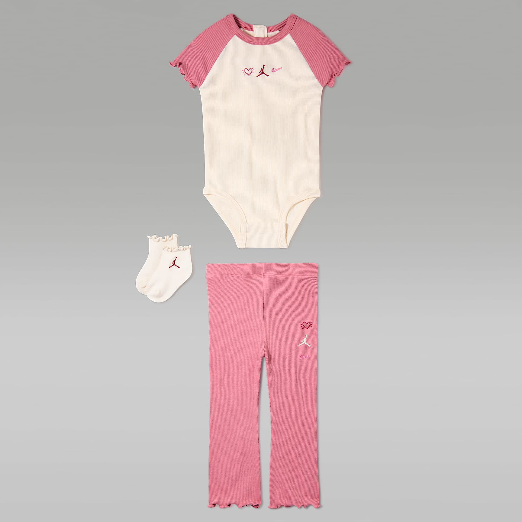 Jordan Baby (0-9M) Love is in the "Air" 3-Piece Boxed Set