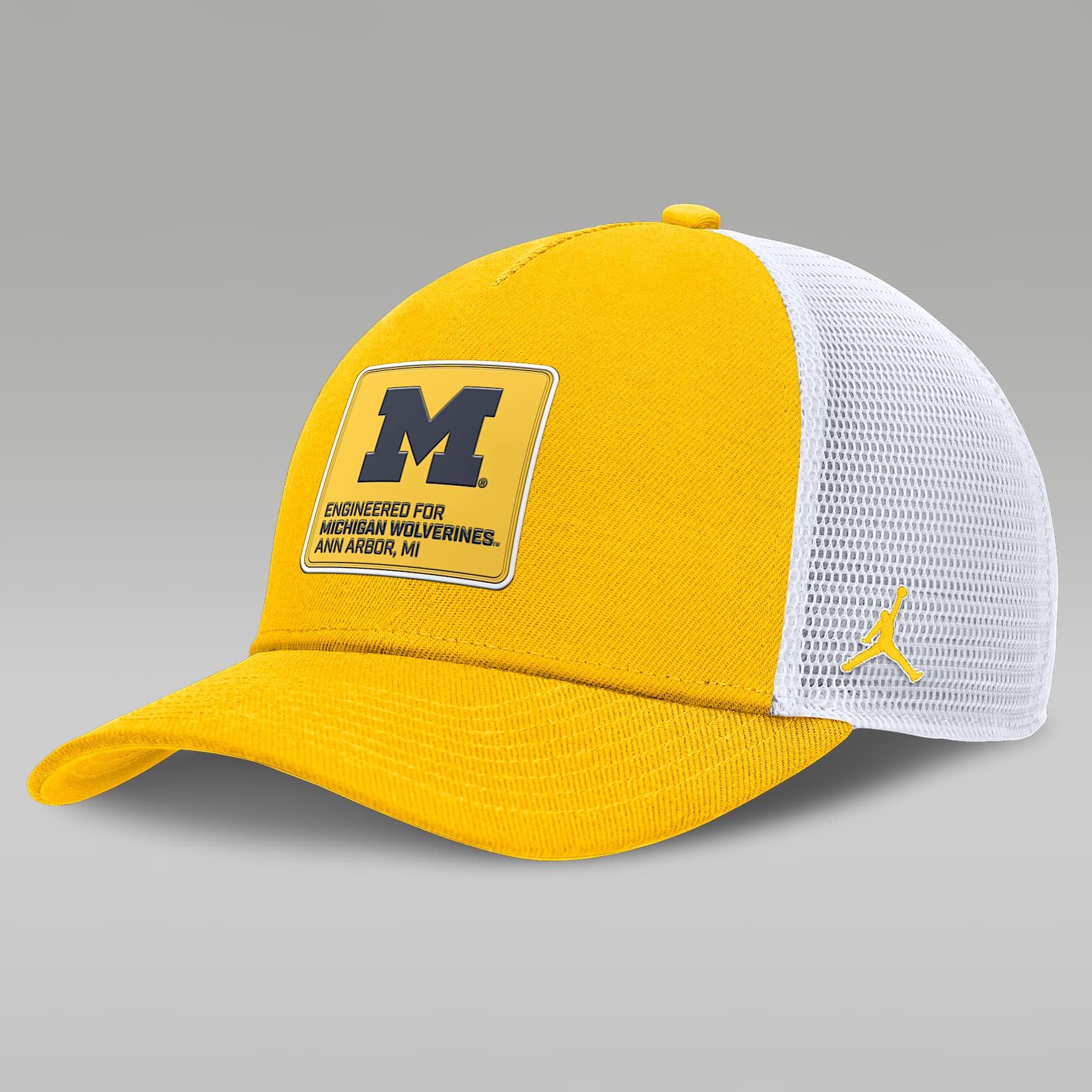 Michigan On-Field Rise Engineered Men's Jordan Brand College Trucker Adjustable Hat