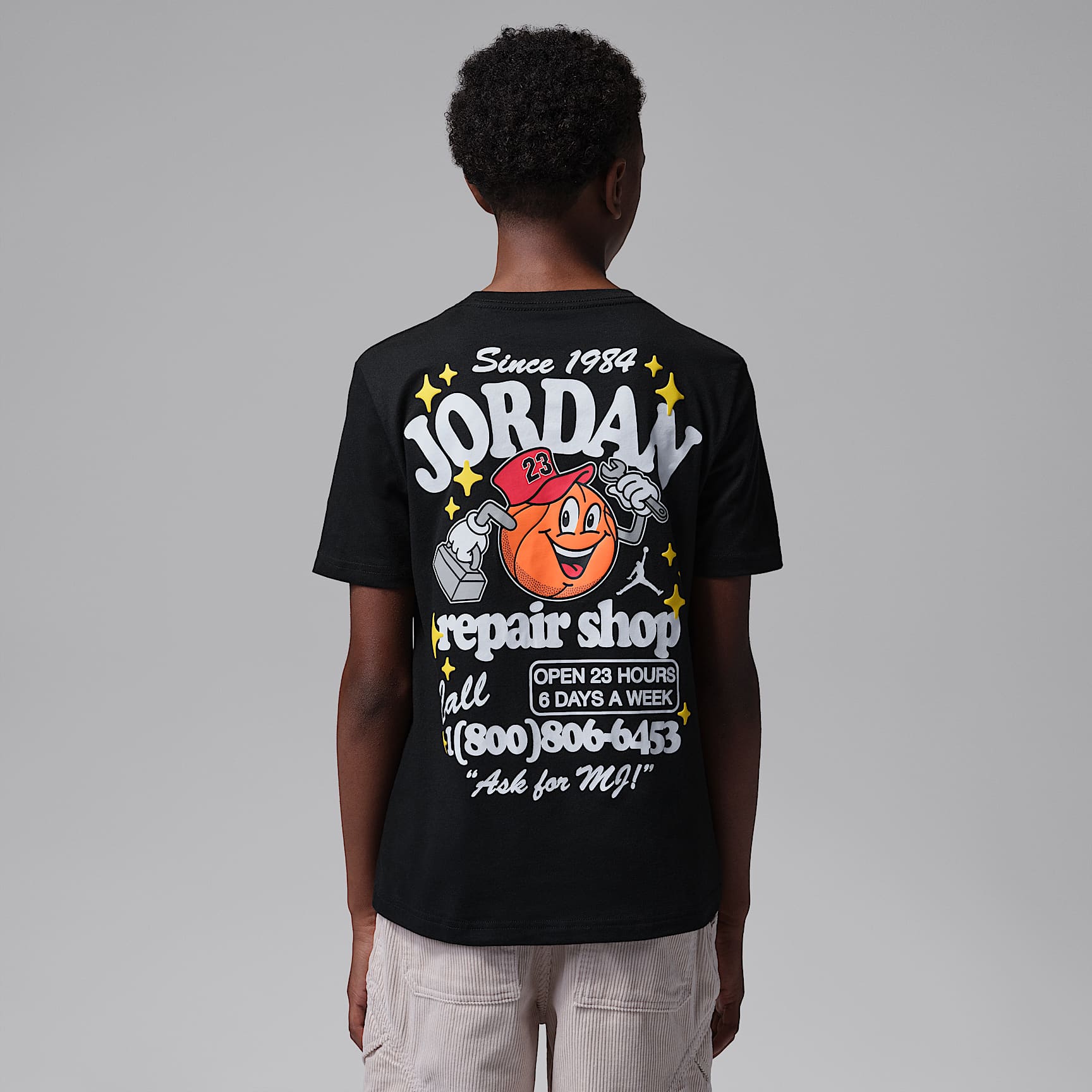 Jordan Big Kids' MJ's Repair Shop T-Shirt