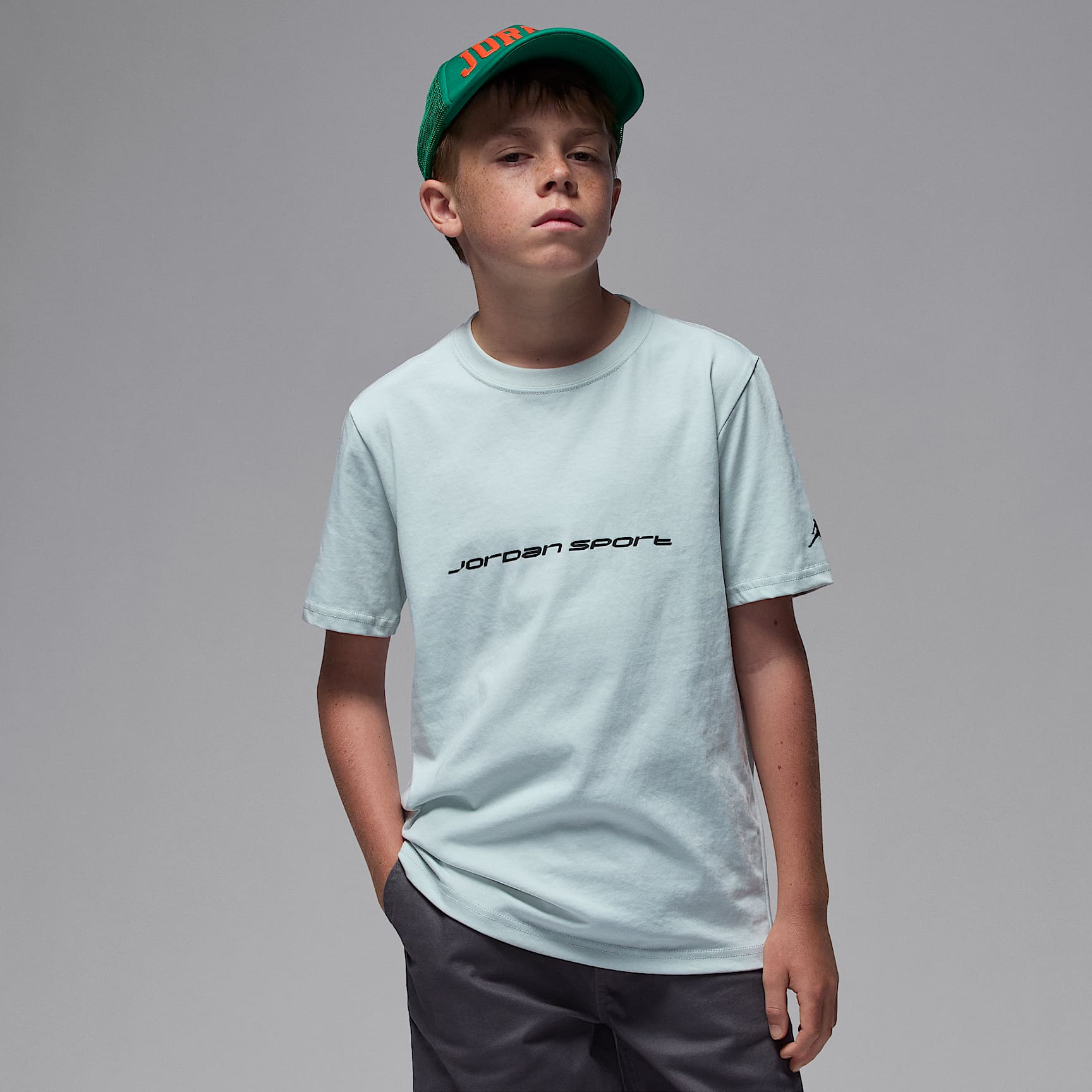 Playera para niños talla grande Jordan Dri-FIT Sport