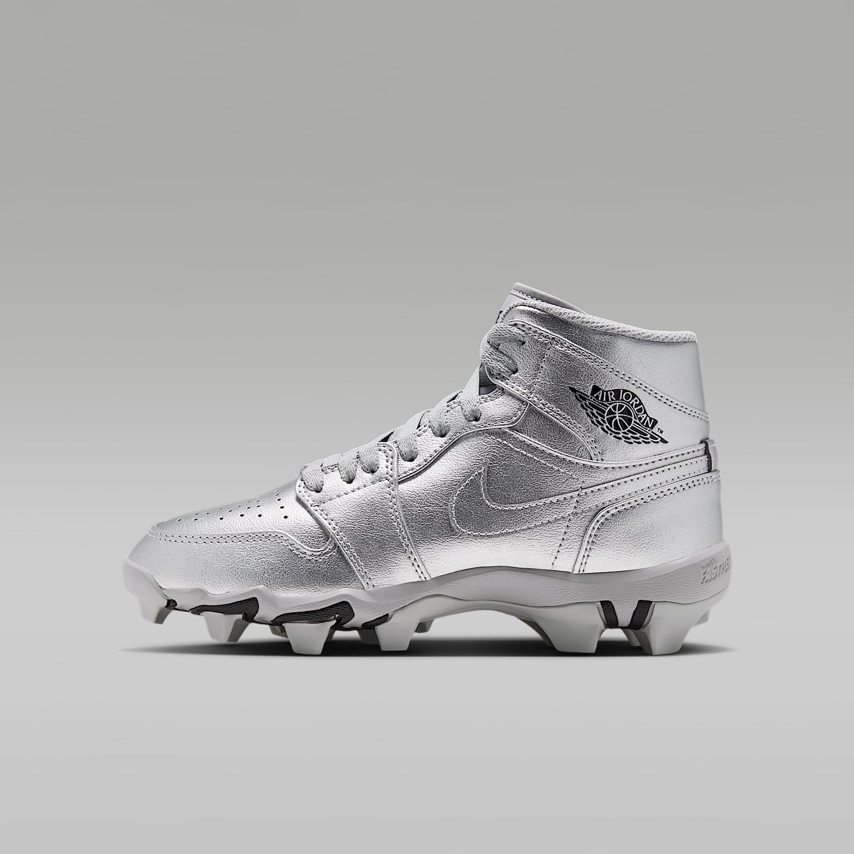 Tacos de futbol para niños de preescolar/grandes Jordan 1 Mid