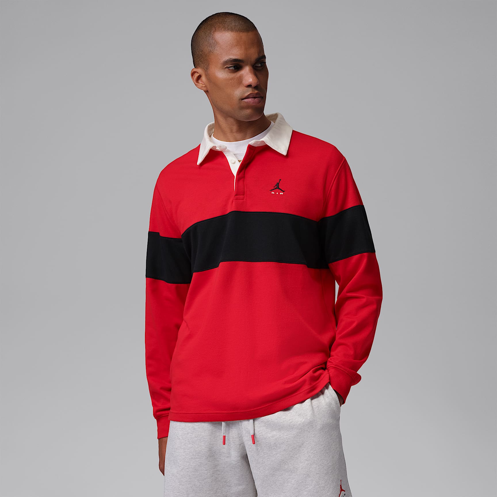Jordan Brooklyn Men's Long-Sleeve Polo