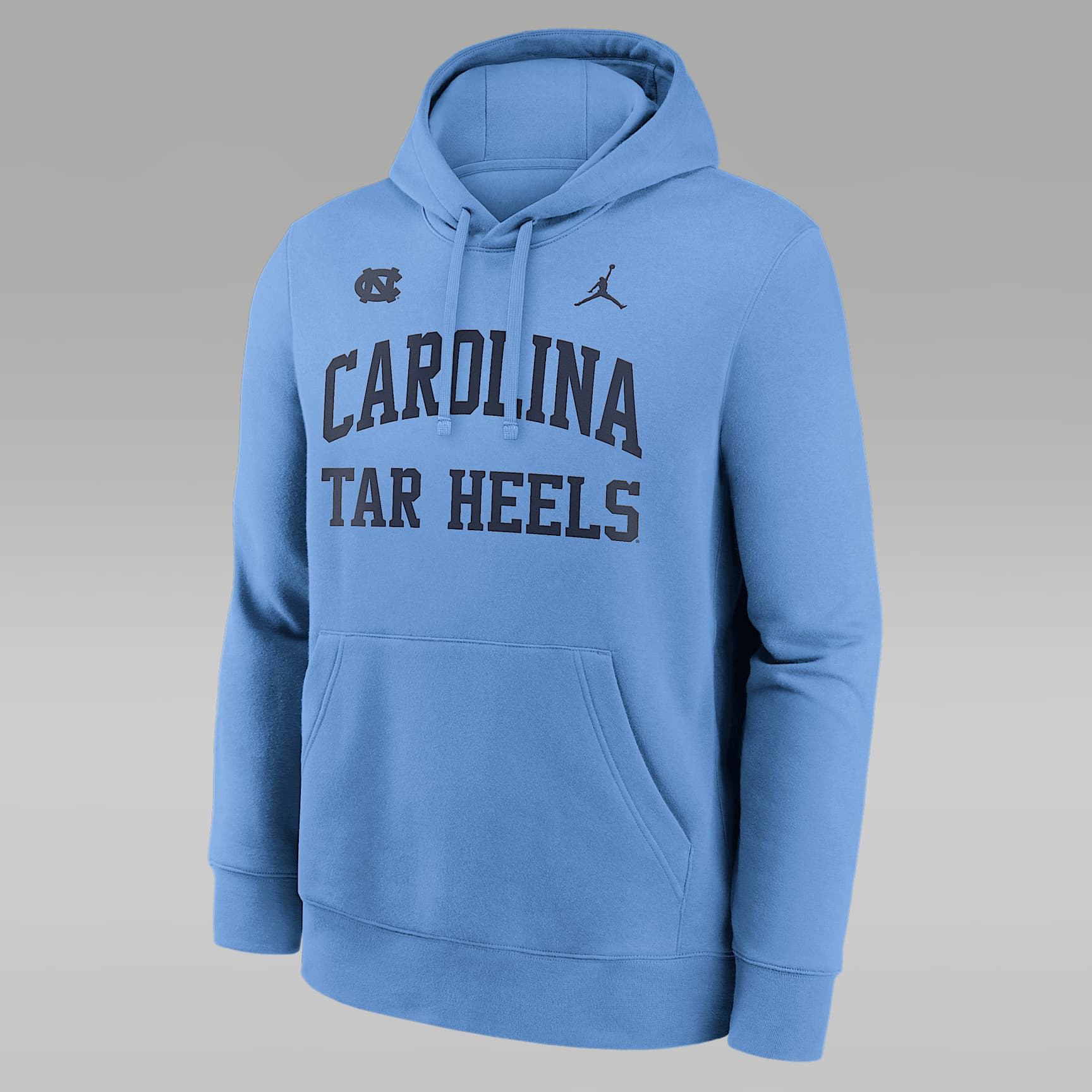Sudadera con gorro sin cierre universitaria Nike para hombre North Carolina Primetime Arched Club