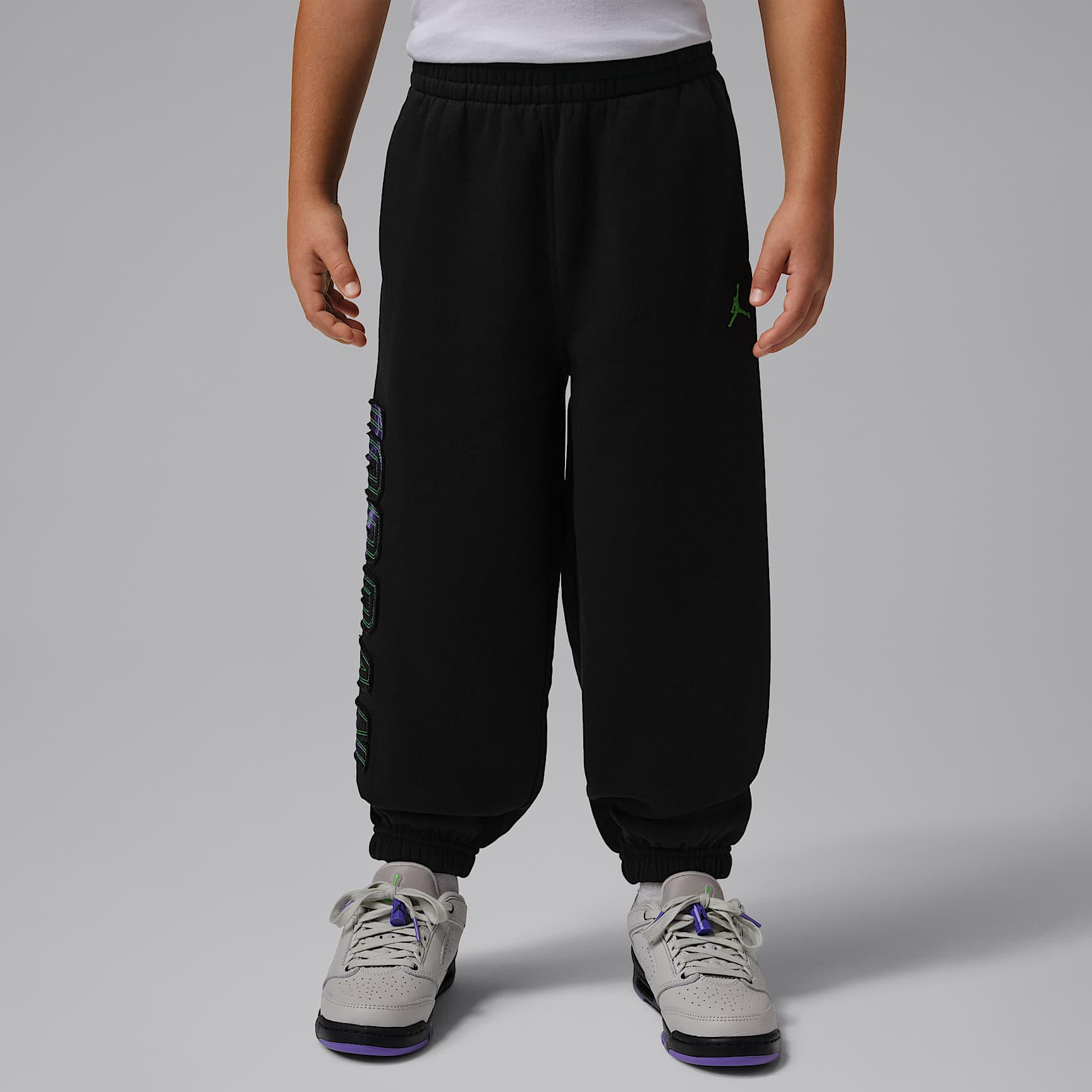 Pants de tejido Fleece Shock and Ahhh para niños talla pequeña Jordan
