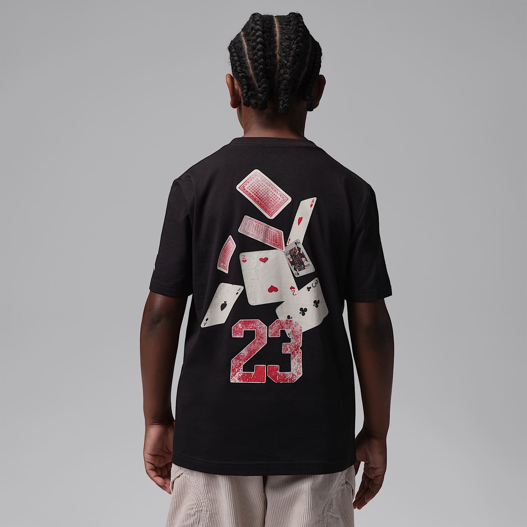 Jordan Big Kids' 23 Card Pickup T-Shirt