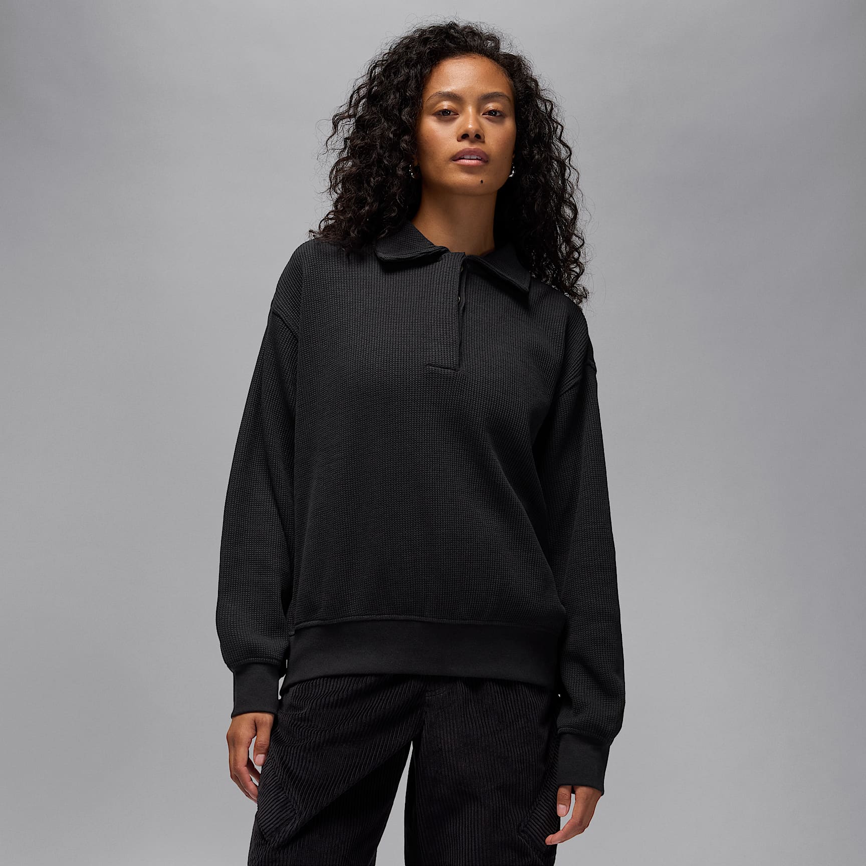 Jordan Flight Women's Long-Sleeve Waffle Top