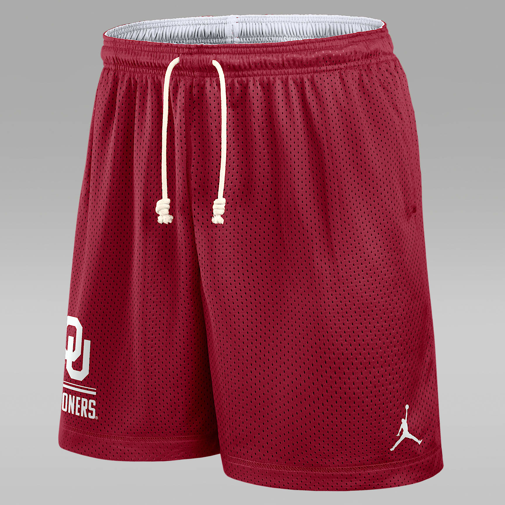 Oklahoma Courtside Men's Jordan Brand Dri-FIT College Reversible Shorts