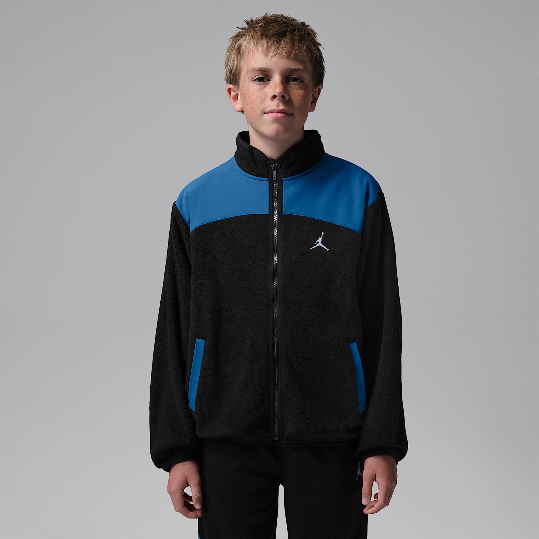 Jordan Big Kids' Mountainside Polar Fleece Full-Zip Jacket