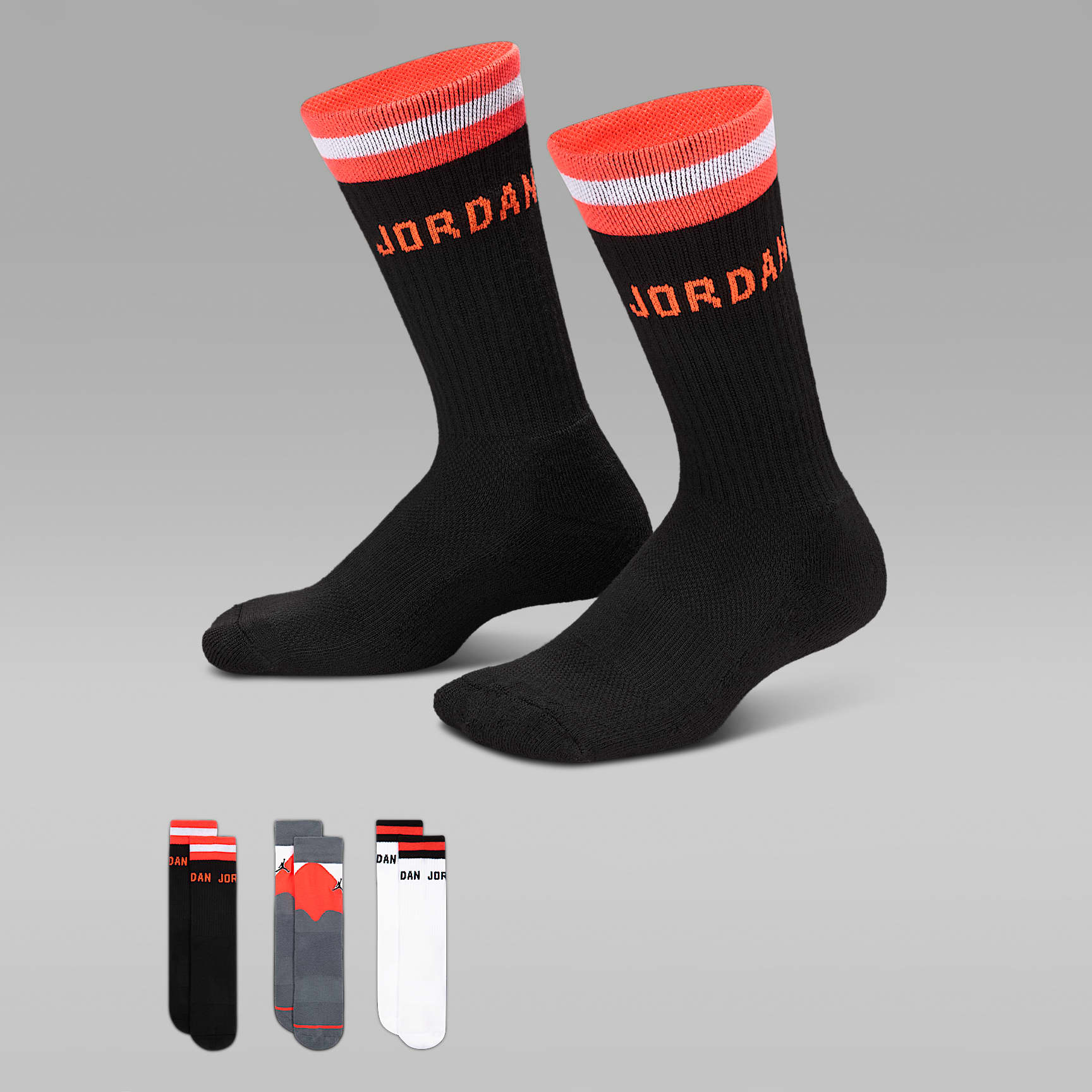 Jordan AJ6 Retro Crew Socks (3 Pairs)