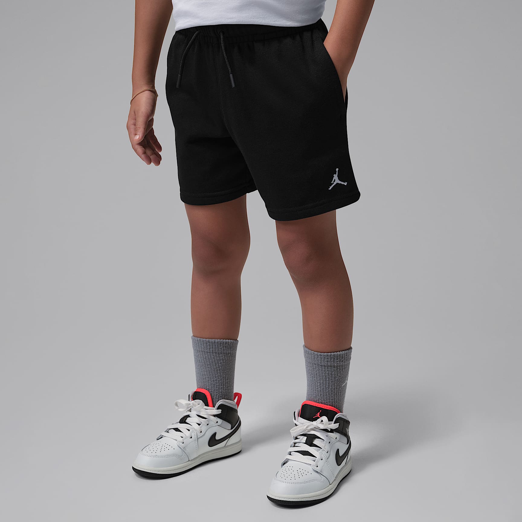 Shorts para niños talla pequeña Jordan Brooklyn French Terry