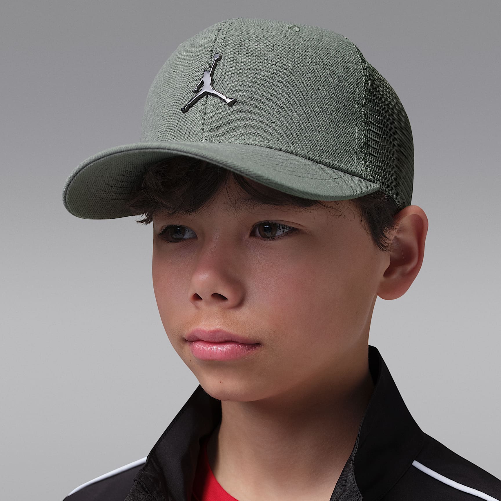 Jordan Big Kids' Metal Jumpman Trucker Hat