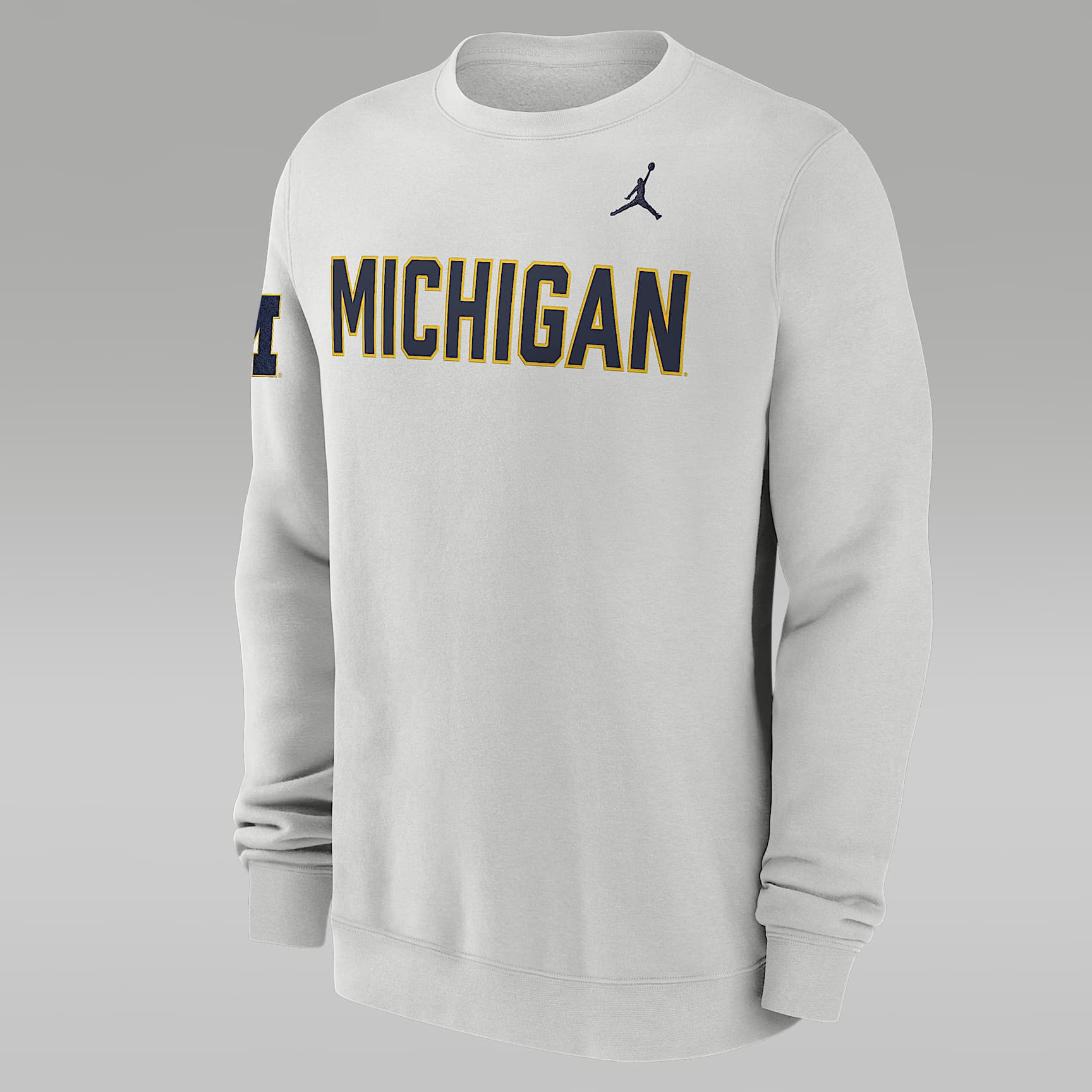 Michigan Sideline Club Men's Jordan Brand College Pullover Crew