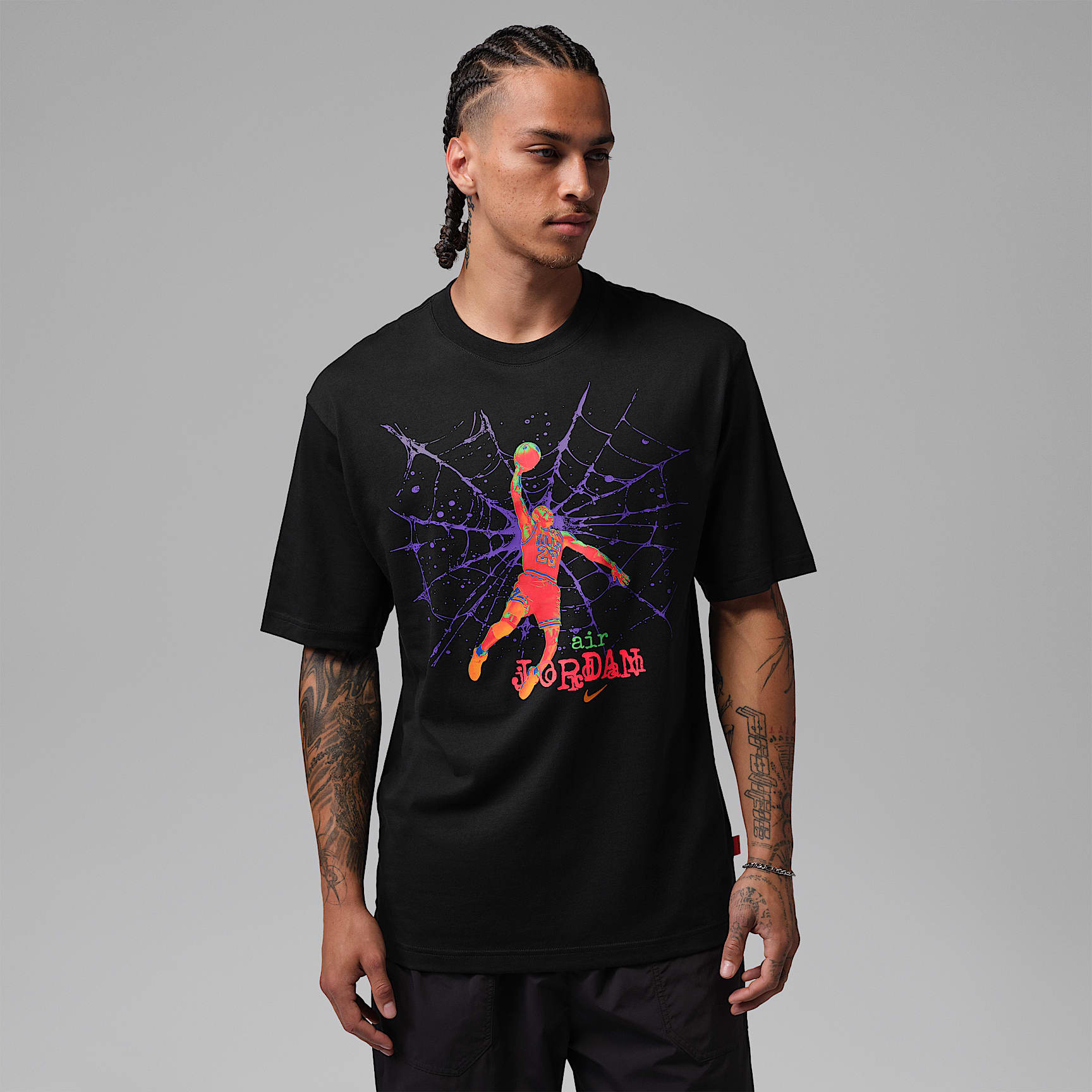 Camisola de manga comprida e gola redonda Jordan Brooklyn para homem