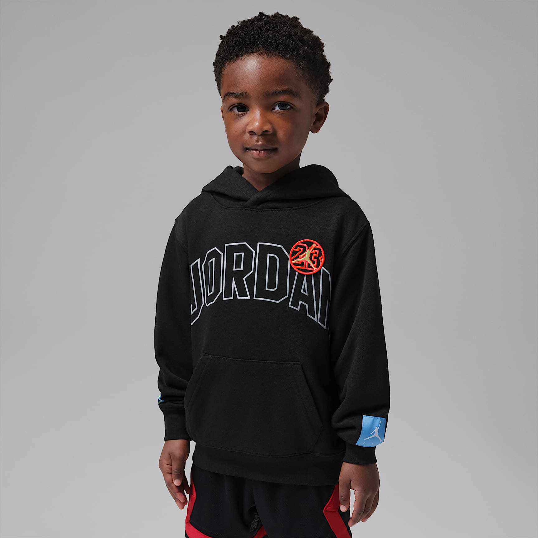 Sudadera con gorro sin cierre de French Terry Dynasty para niños talla pequeña Jordan