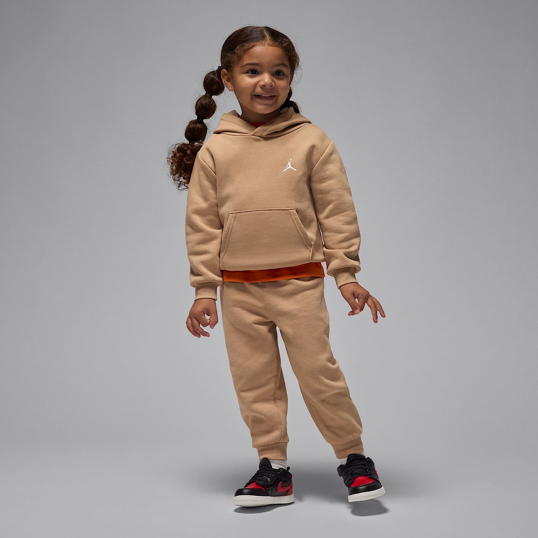 Jordan Brooklyn Fleece tweedelige hoodieset voor peuters