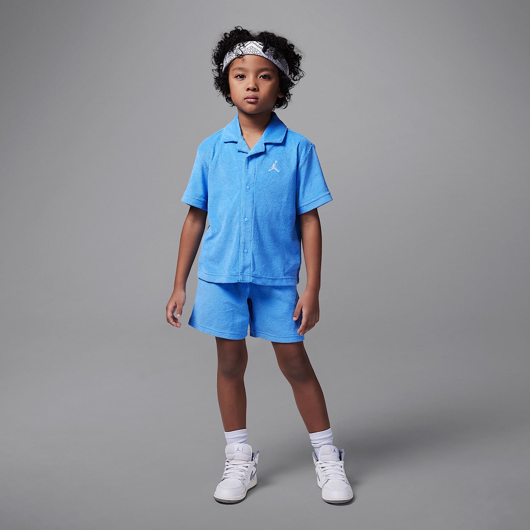 Jordan Little Kids' 2-Piece Terry Cloth Camp Set