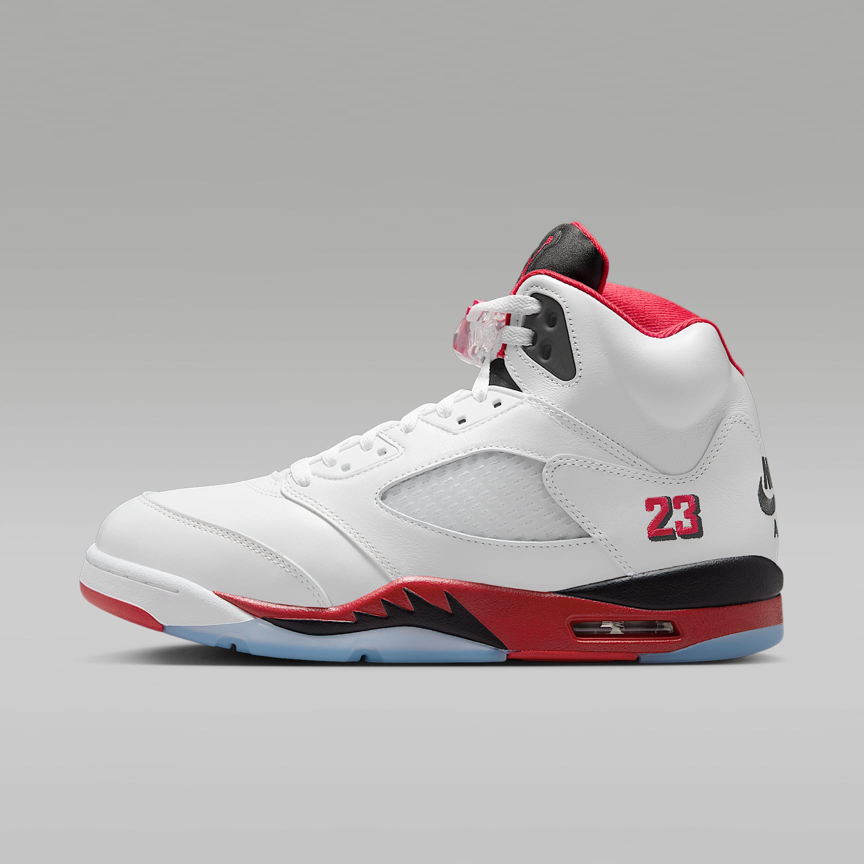 Air Jordan 5 Retro "Fire Red Black Tongue" Men's Shoes