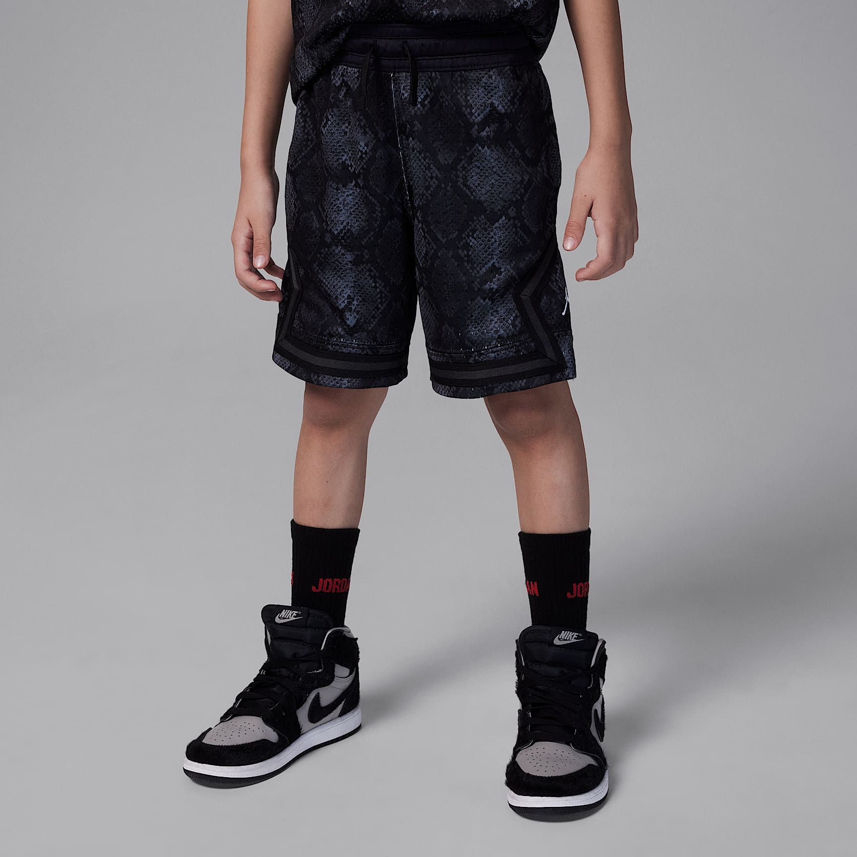 Shorts deportivos Diamond estampados MJ para preescolar Jordan Dri-FIT