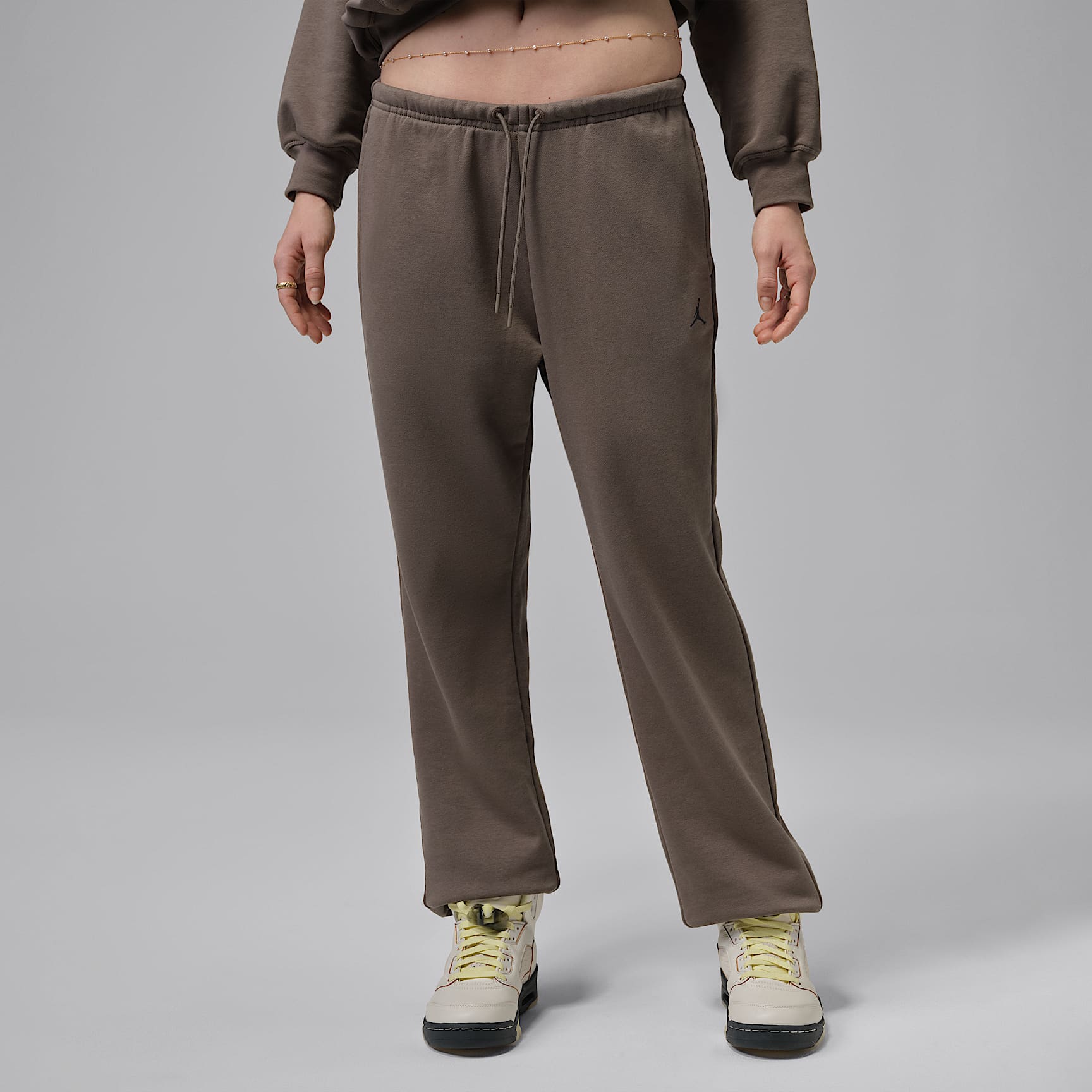 Pants de tejido Fleece Dri-FIT para mujer Jordan Sport Crossover