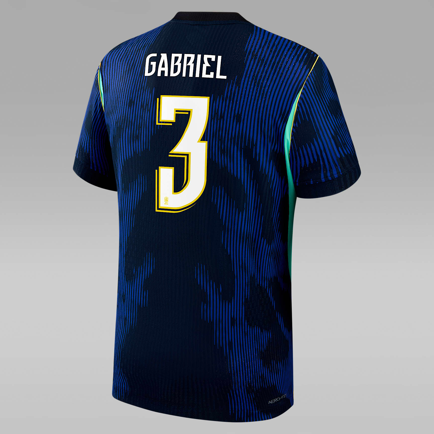 Gabriel Magalhães Brazil National Team 2026 Match Away Men's Nike Dri-FIT ADV Soccer Jersey