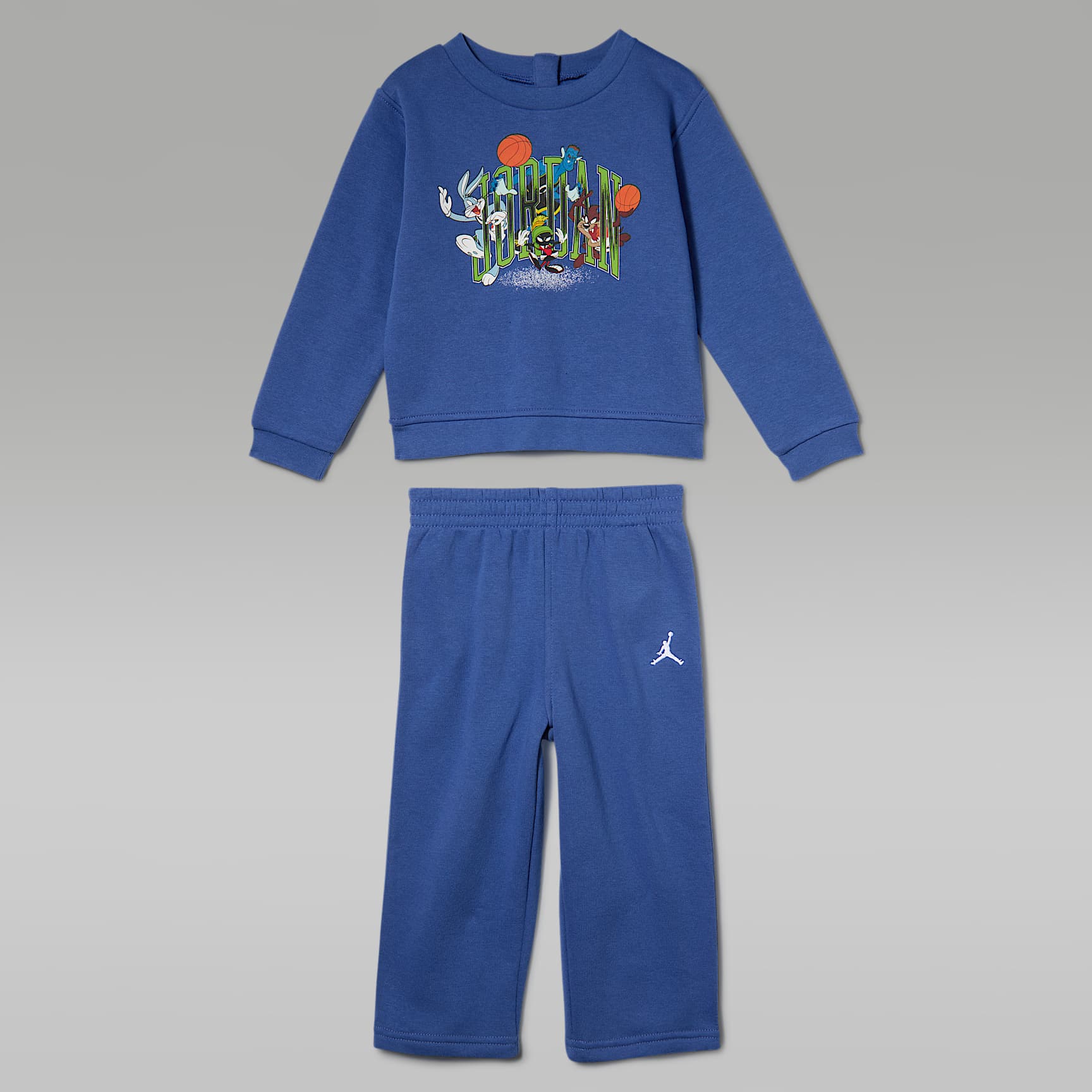 Ensemble deux pièces avec haut à col rond et logo arqué Space Jam 30 Jordan pour bébé (12-24 mois)
