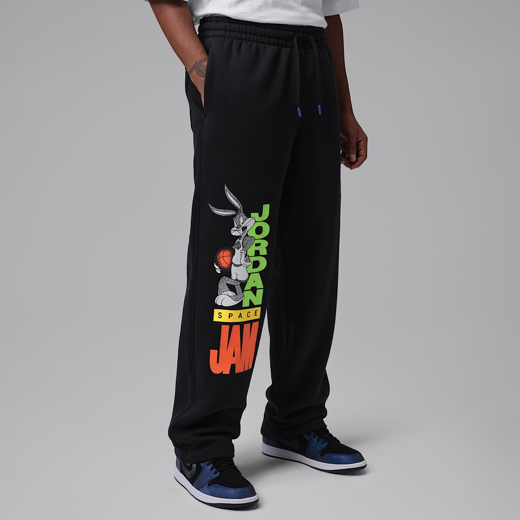 Jordan Brooklyn Space Jam Men's Fleece Cuffed Trousers