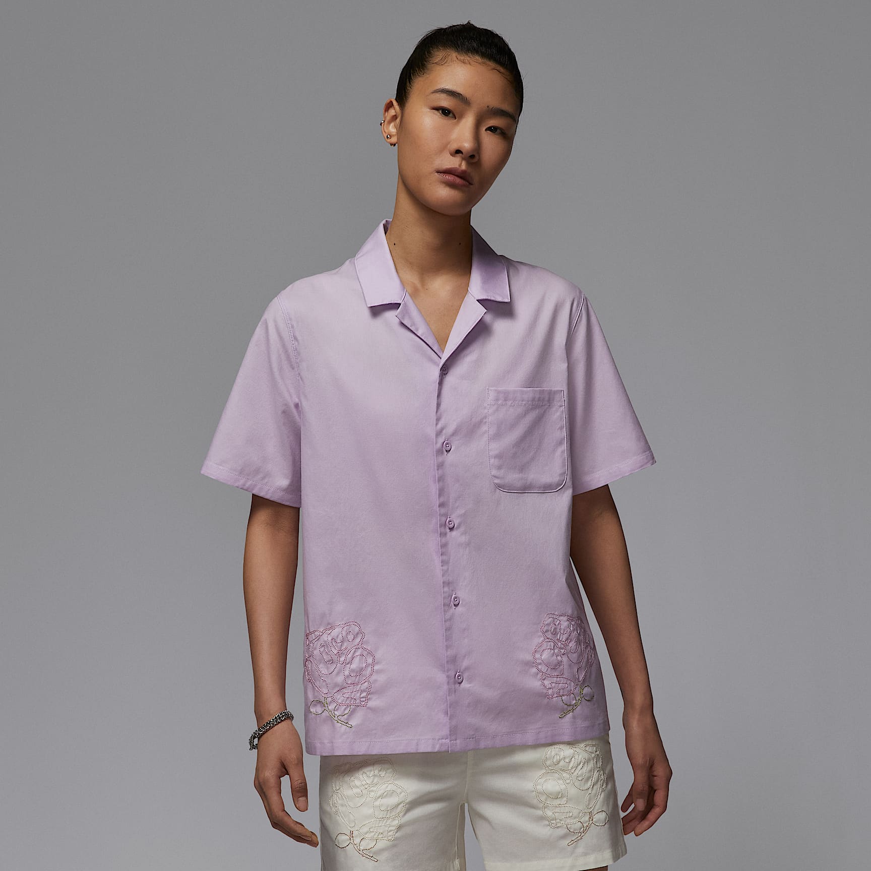 ジョーダン ウィメンズ ショートスリーブ ウーブン トップ