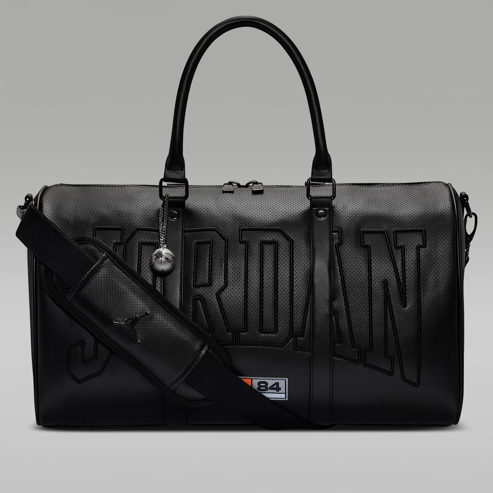 Jordan ブラック キャディバッグ Jordan Perforated Duffel (25L 