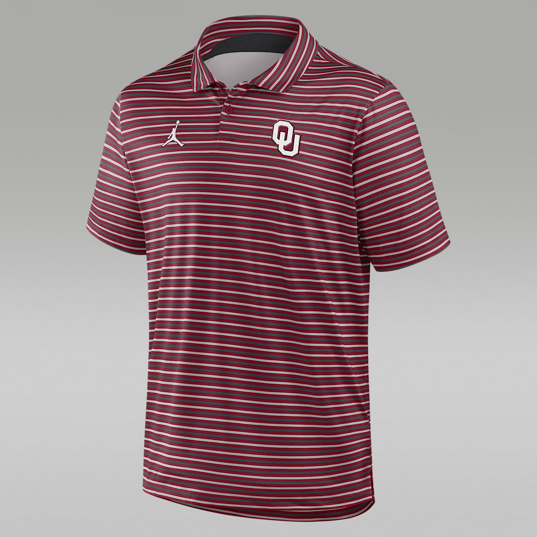 Oklahoma Tour Stripe Men's Jordan Brand Dri-FIT College Polo