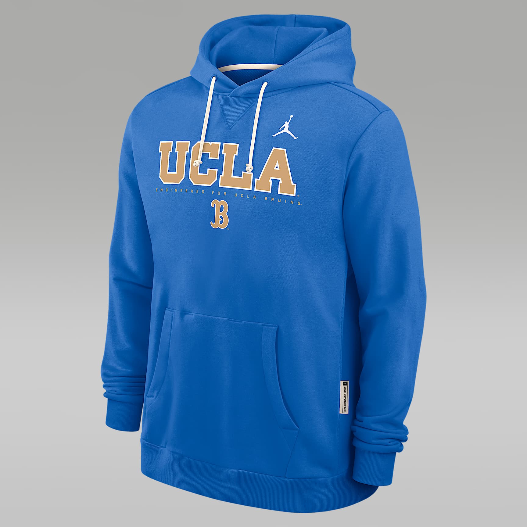 Sudadera con gorro sin cierre universitaria marca Jordan Dri-FIT para hombre UCLA Sideline