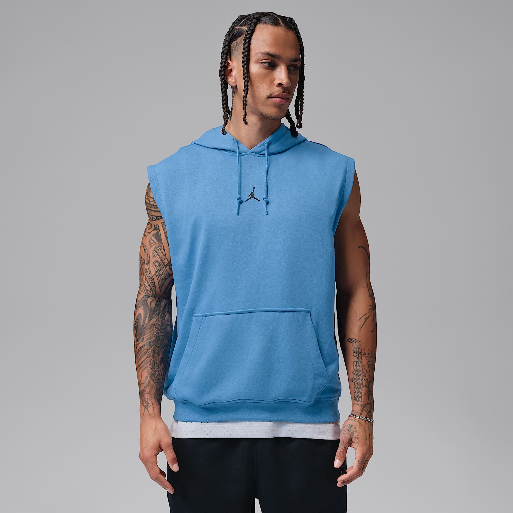 Felpa pullover senza maniche con cappuccio Dri-FIT Jordan Sport Crossover – Uomo