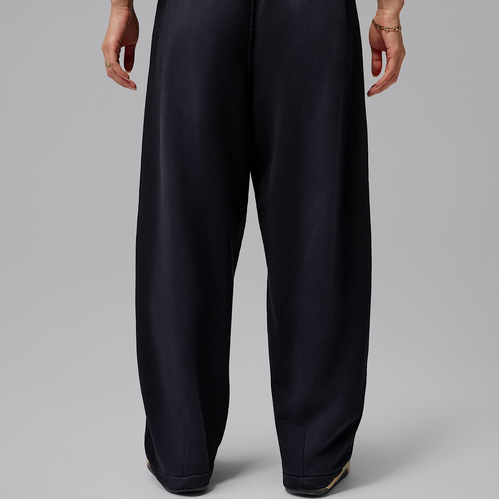 조던 플라이트 플리스 여성 배기 팬츠