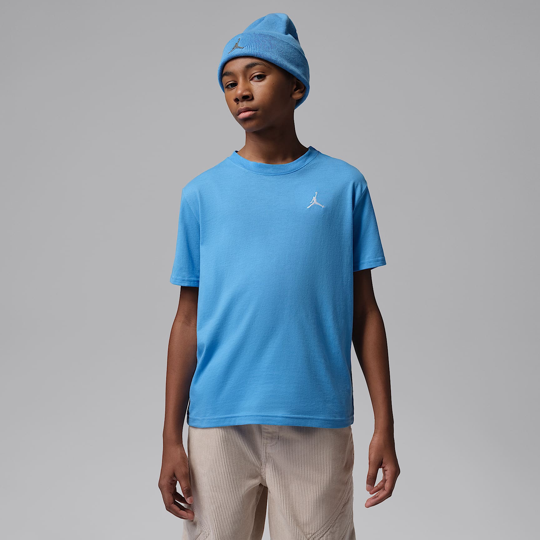 Playera bordada Jumpman Air para niños talla grande Jordan 