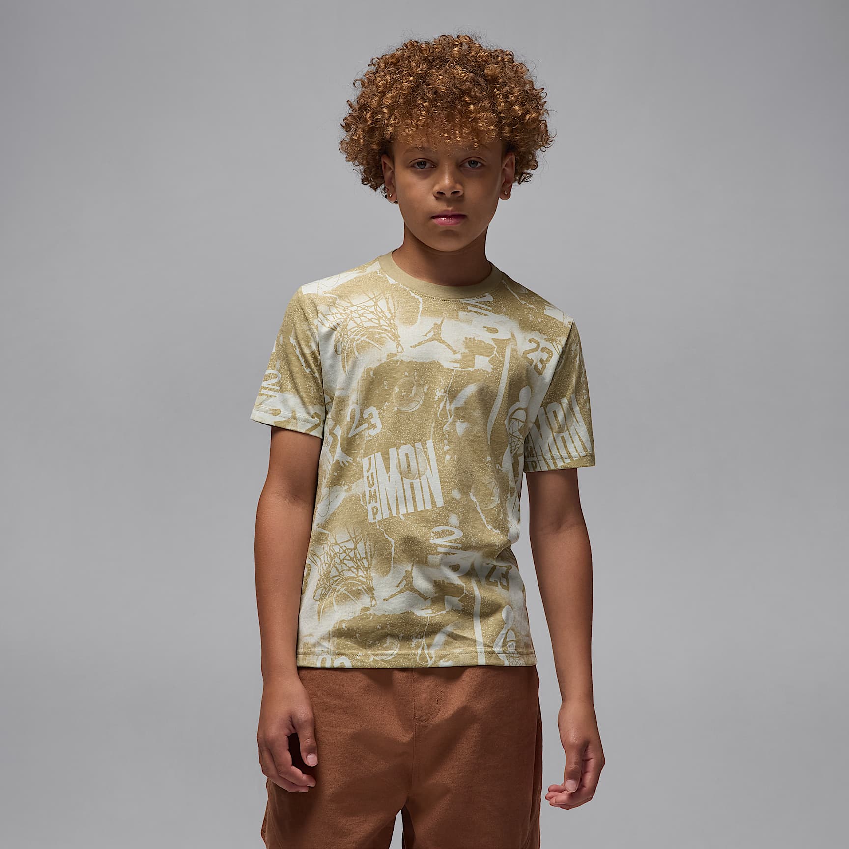 Playera 23 Collage para niños talla grande Jordan