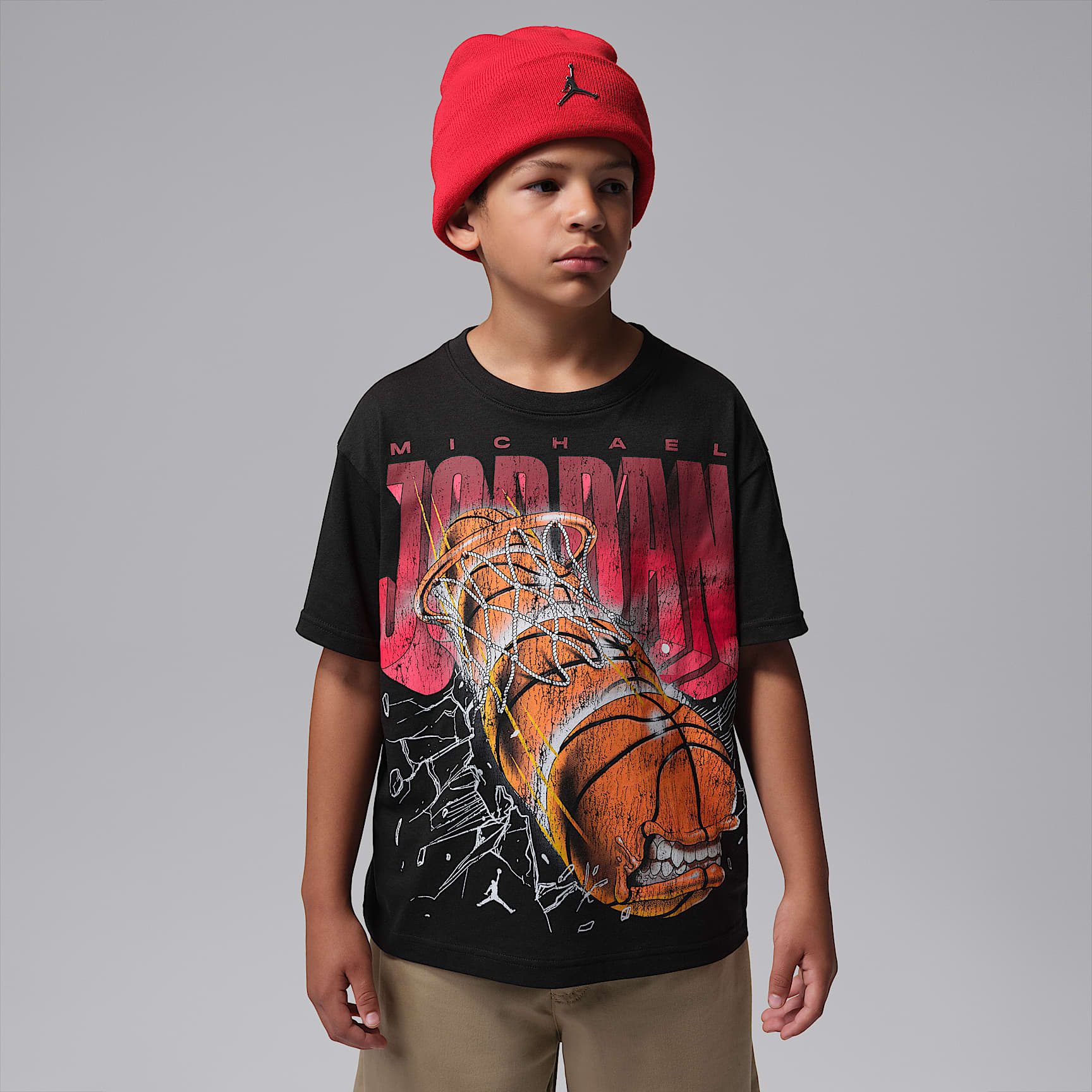 Playera Monster Ball para niños talla grande Jordan