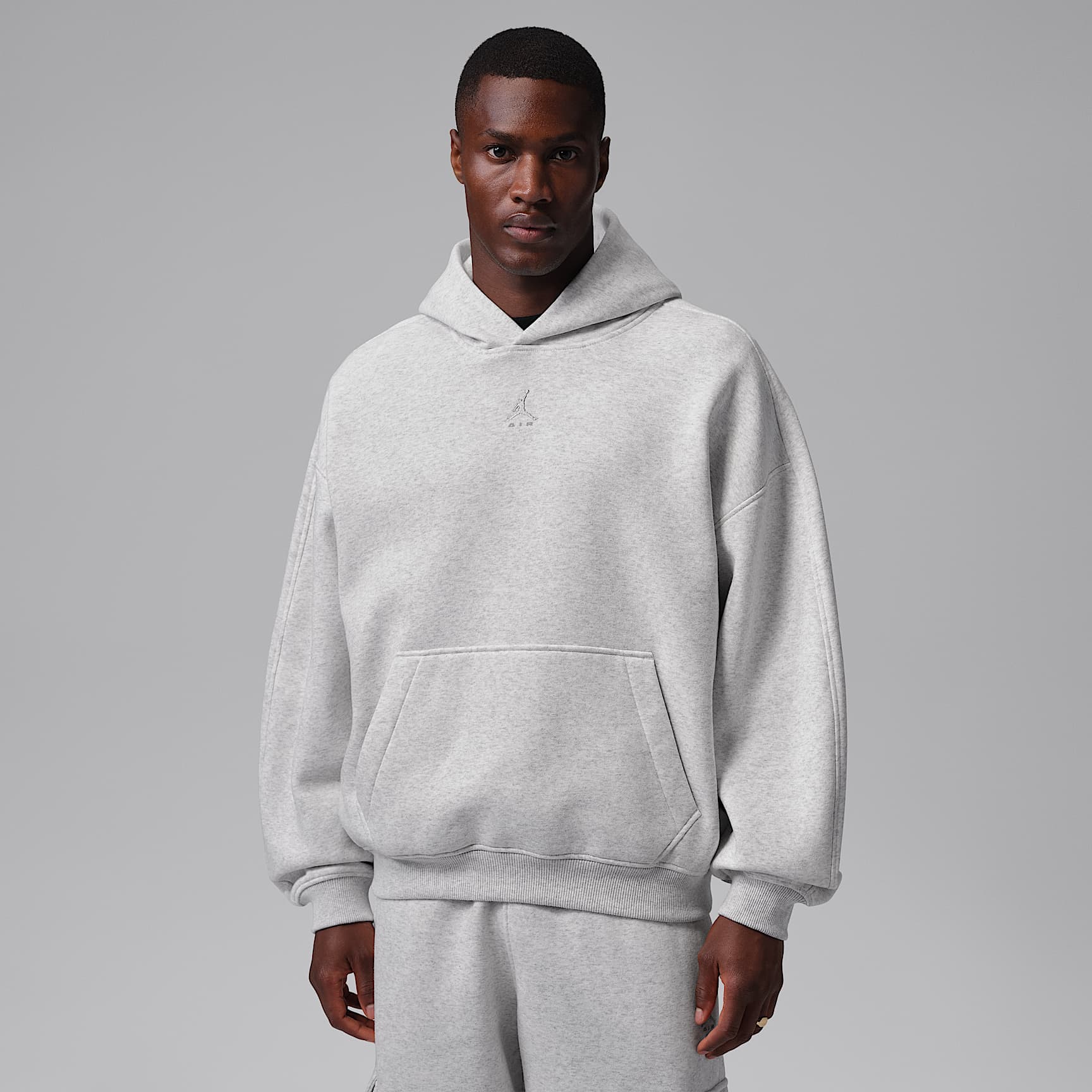 Sweat à capuche oversize en tissu Fleece Jordan Brooklyn pour homme