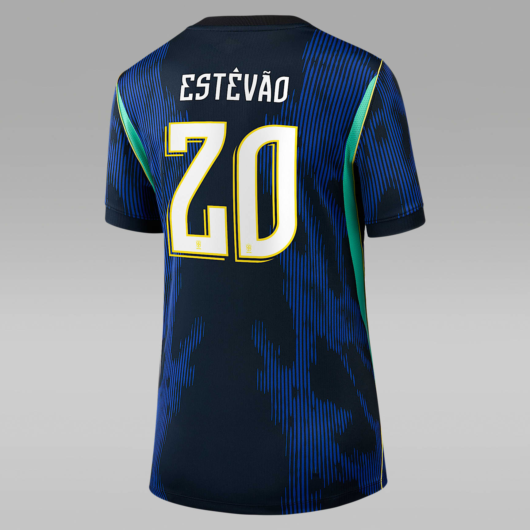 Estêvão Brazil National Team 2026 Stadium Away Women's Nike Dri-FIT Soccer Jersey