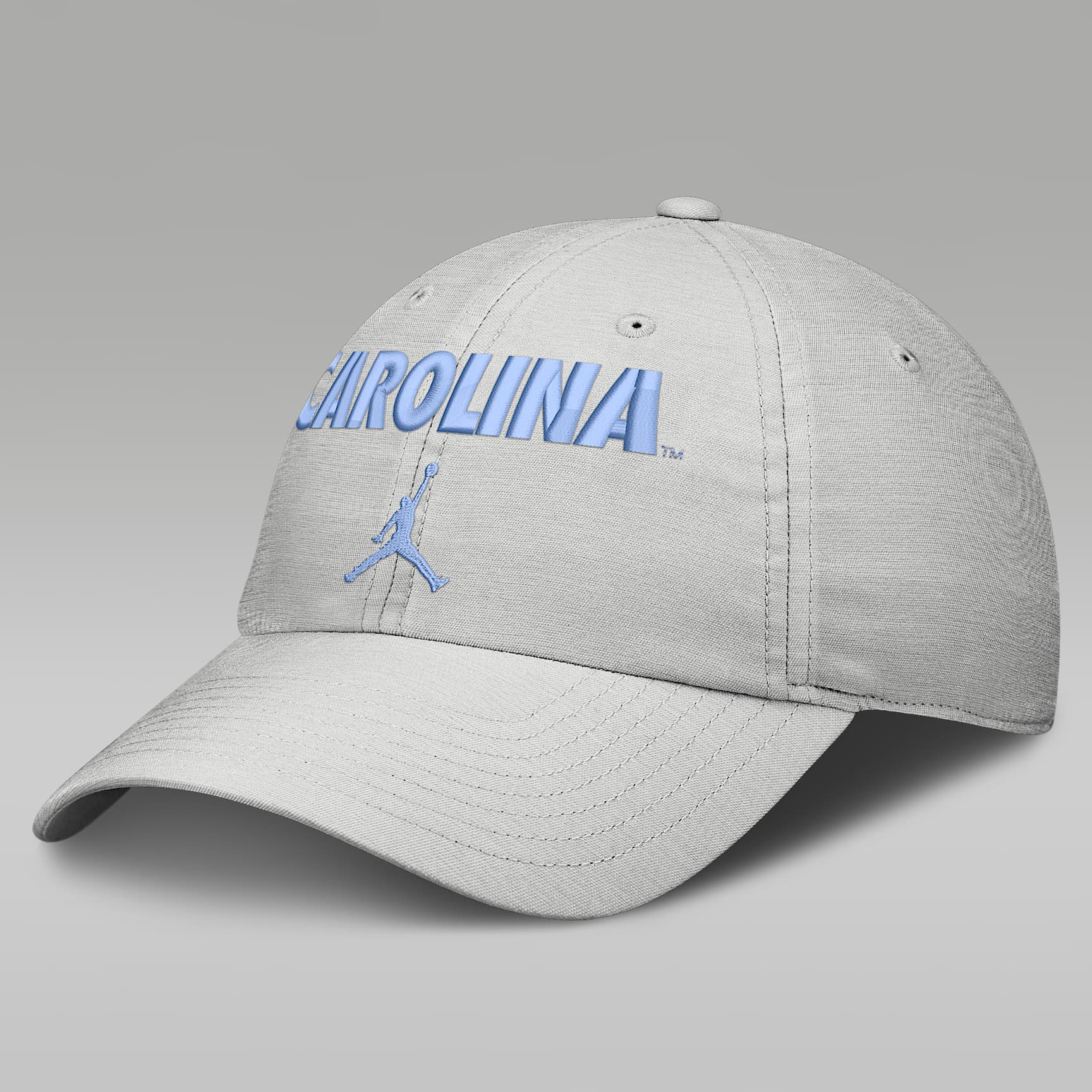 Gorra universitaria ajustable marca Jordan para hombre North Carolina Sideline Club Practice