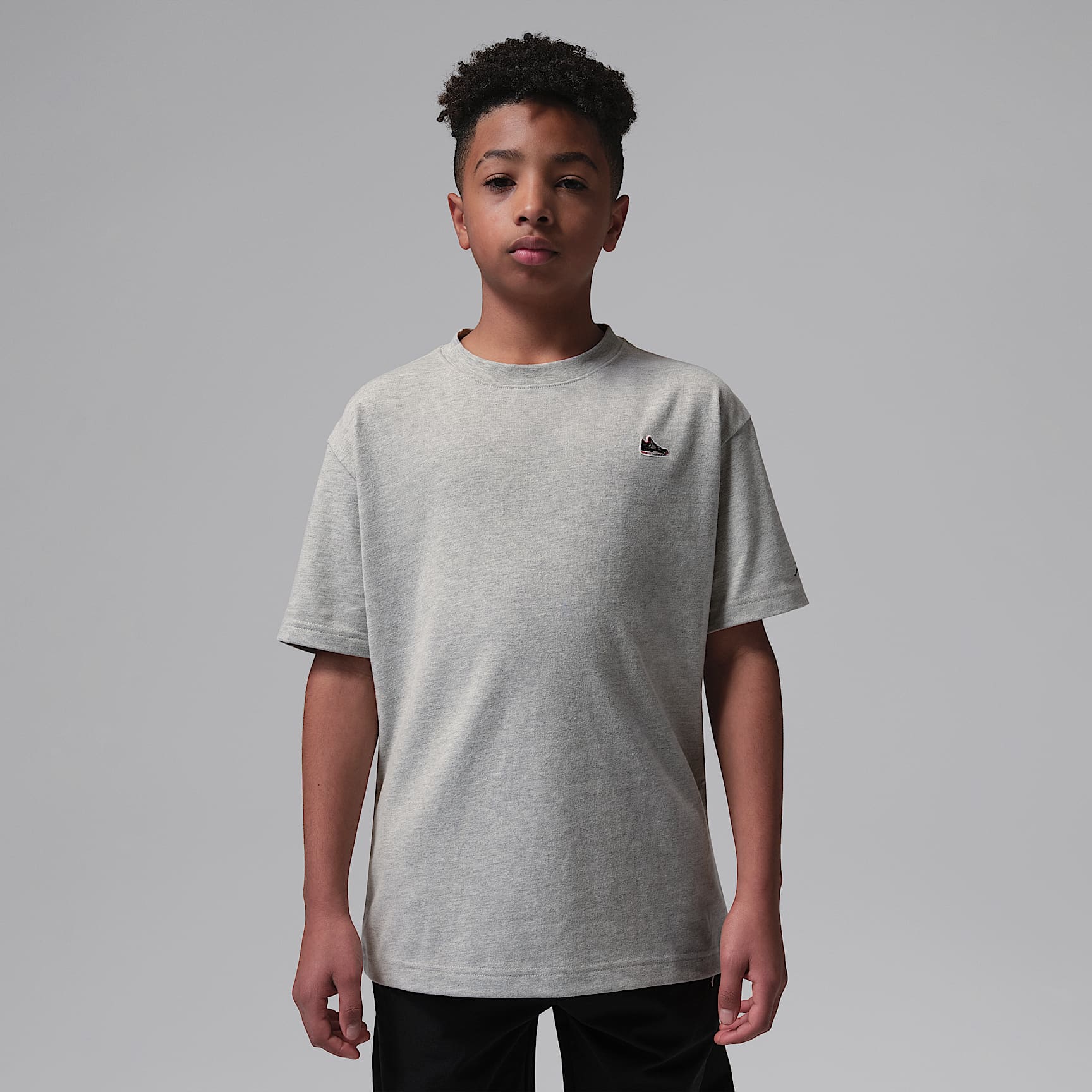 Jordan T-shirt met AJ4 patch voor kids