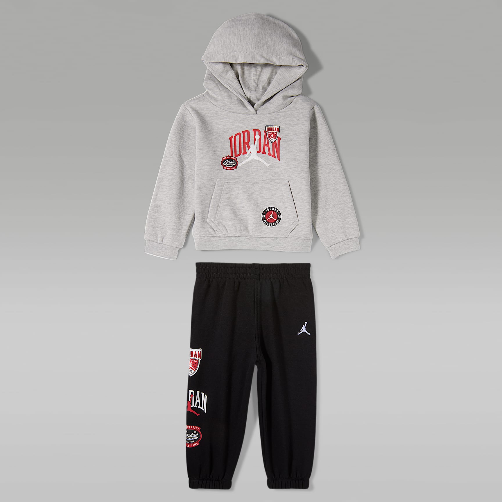 Conjunto de sudadera con gorro sin cierre Interstate 23 de 2 piezas en tejido Fleece para bebé (12-24 meses) Jordan