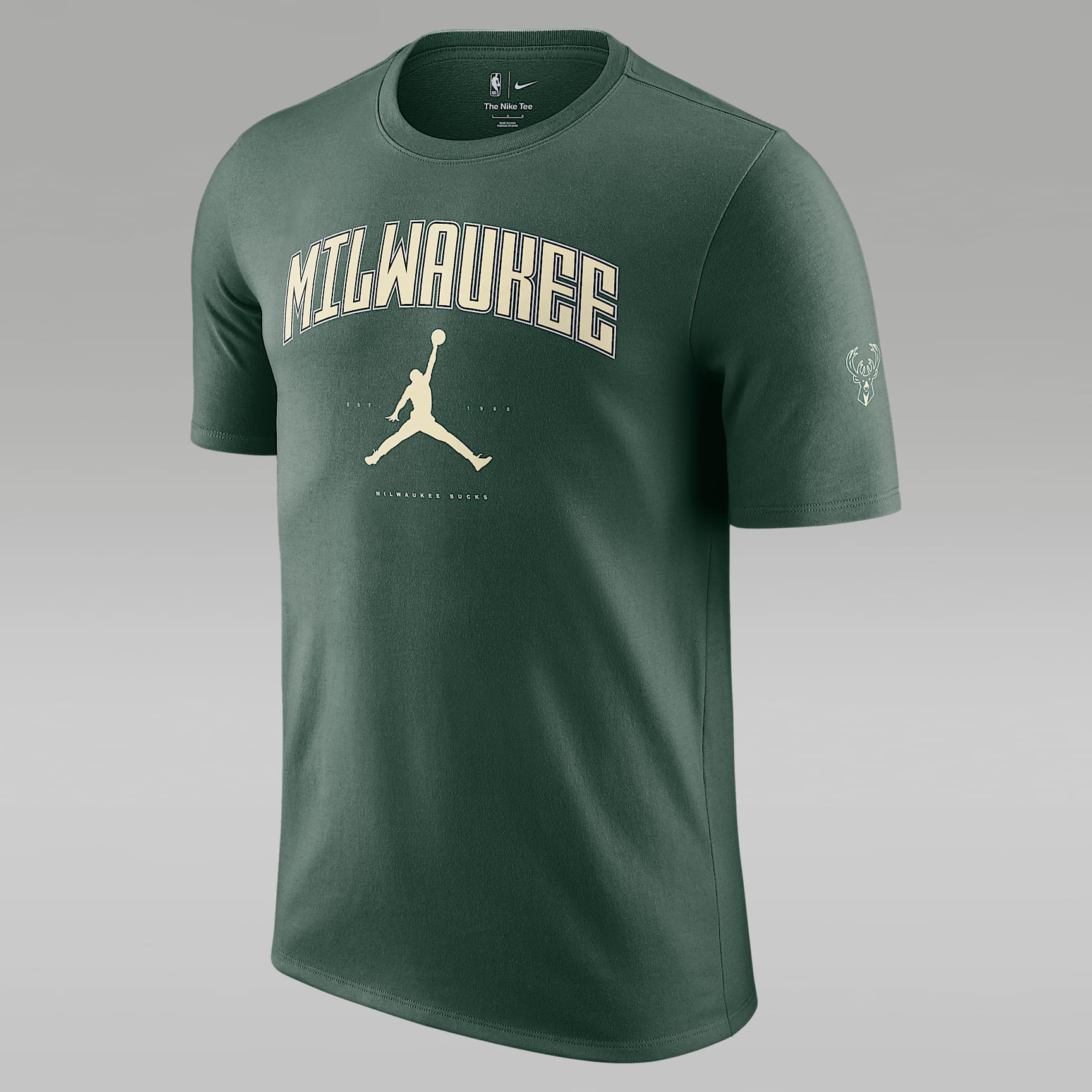 Playera Jordan de la NBA para hombre Milwaukee Bucks Essential
