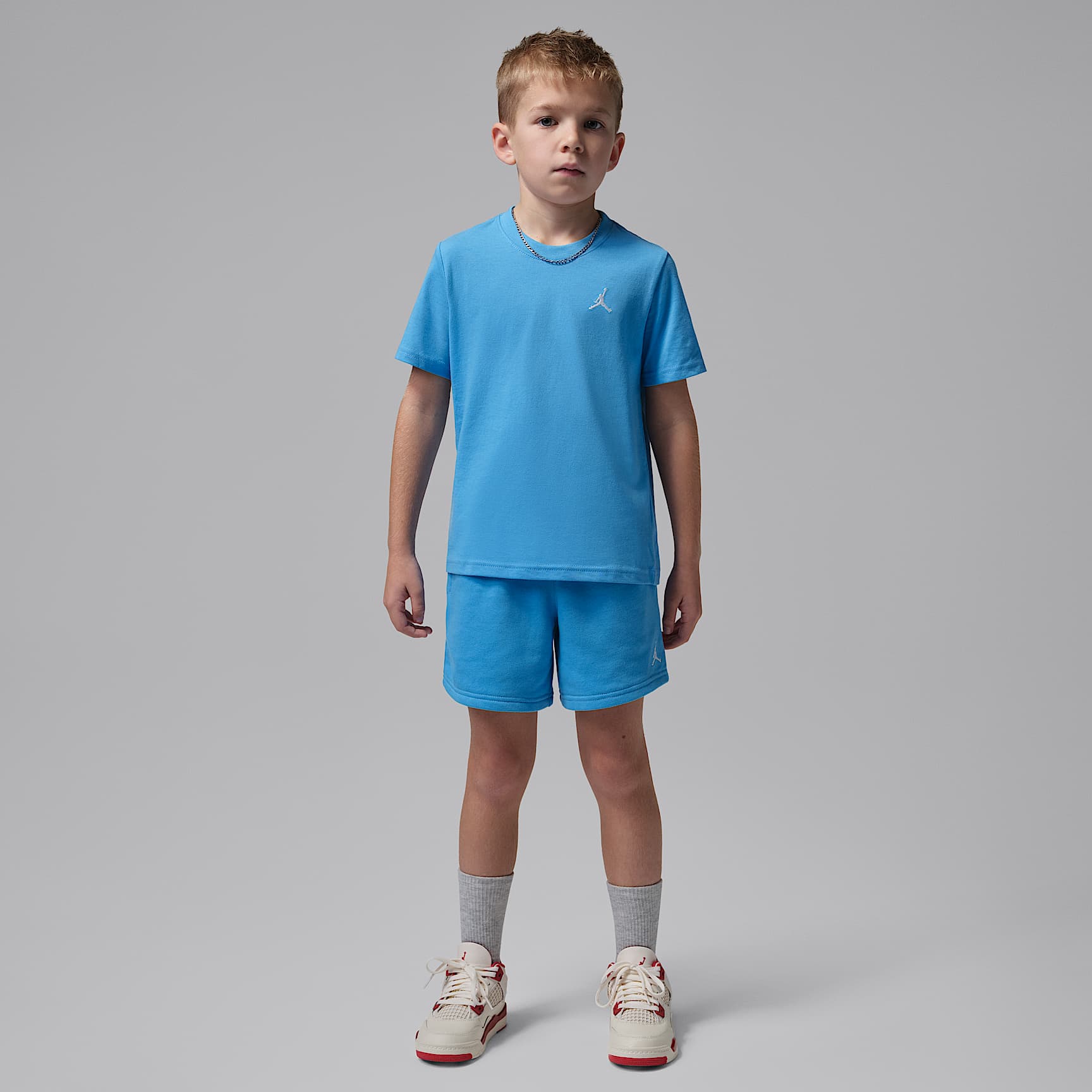 Jordan Brooklyn Essentials Little Kids' 2-Piece French Terry Shorts Set