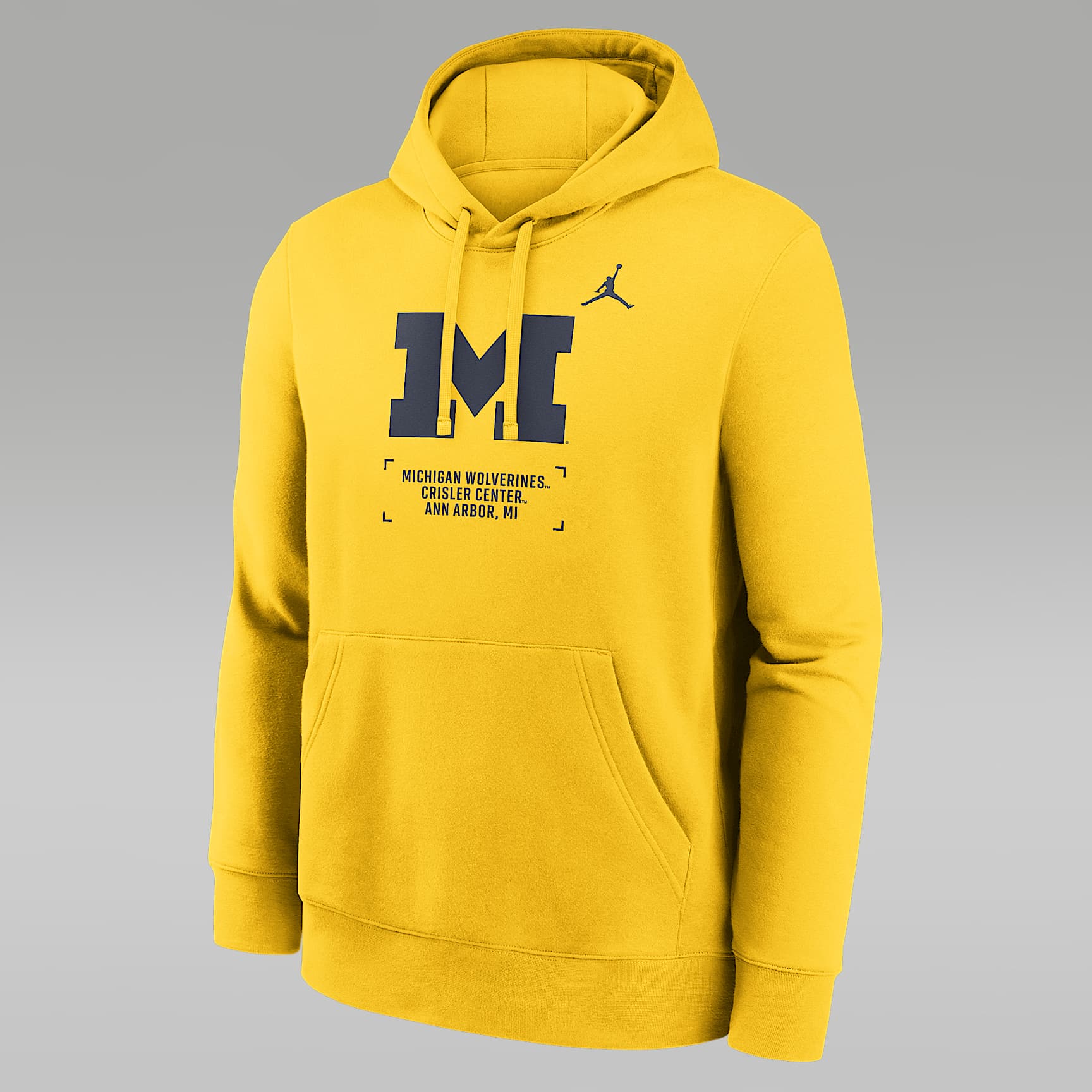 Michigan Club Basketball 2-Hit Men's Nike College Pullover Hoodie