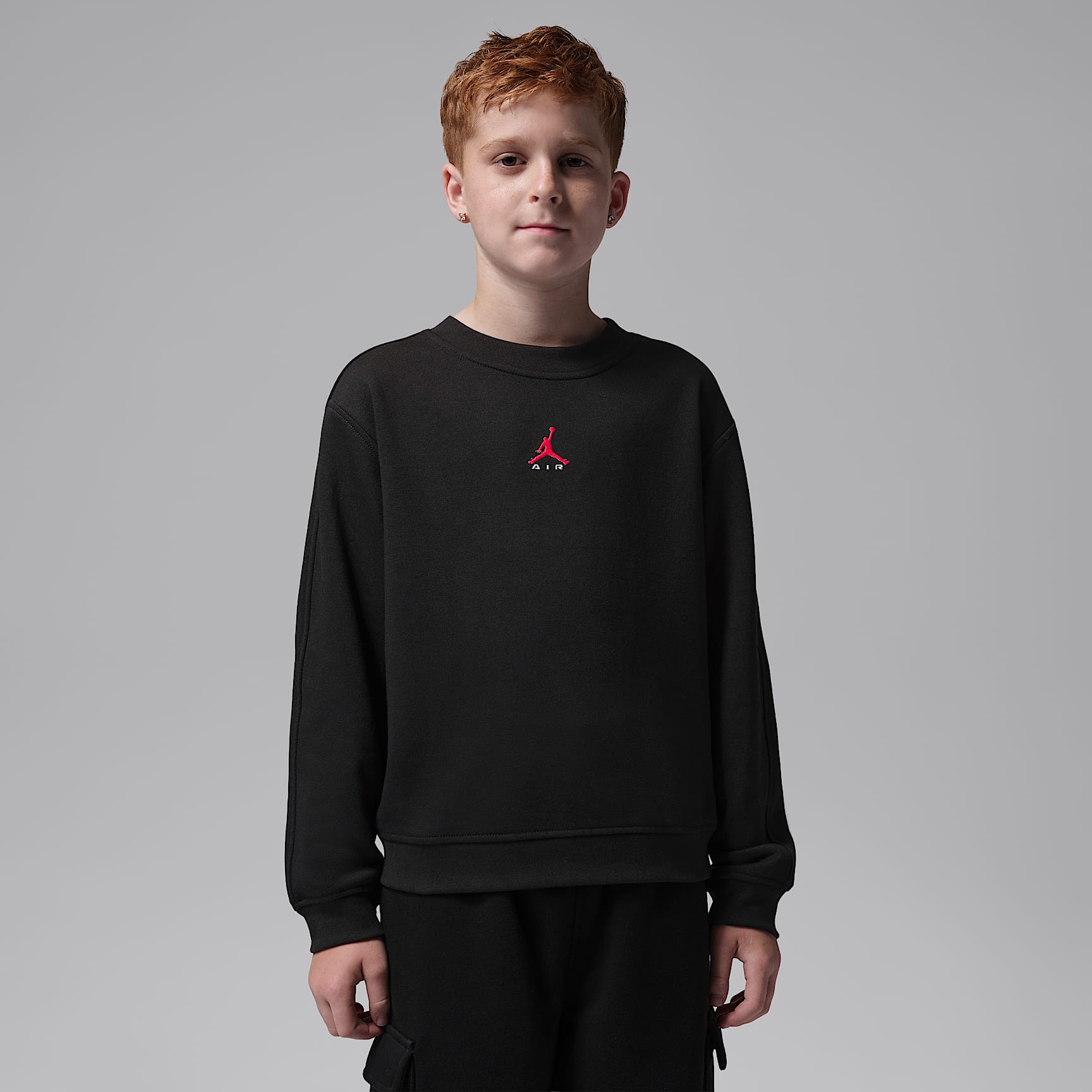 Jordan Big Kids' Brooklyn French Terry Crew