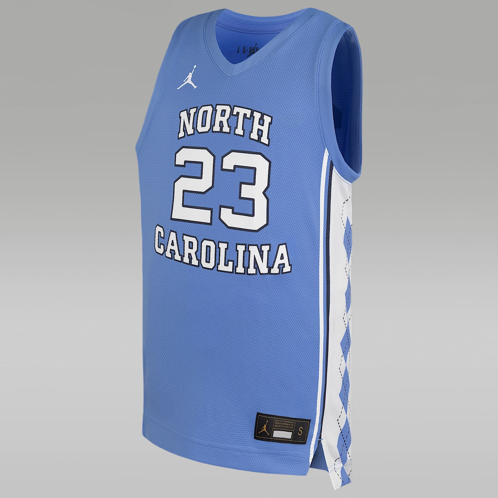 Jersey de básquetbol Jordan Replica para niños talla grande North Carolina Tar Heels