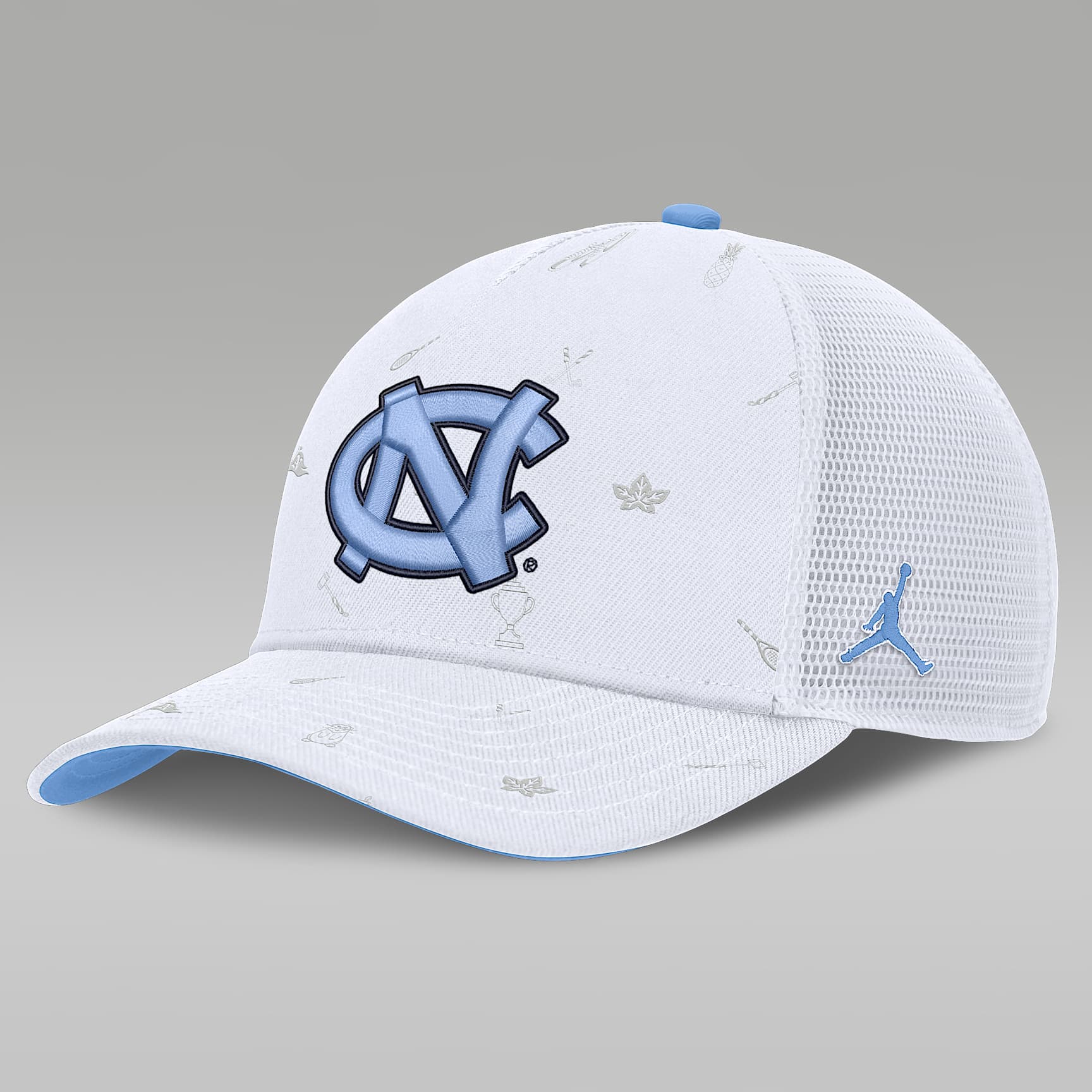 North Carolina Country Club Golfin' Rise Men's Jordan Brand College Trucker Adjustable Hat