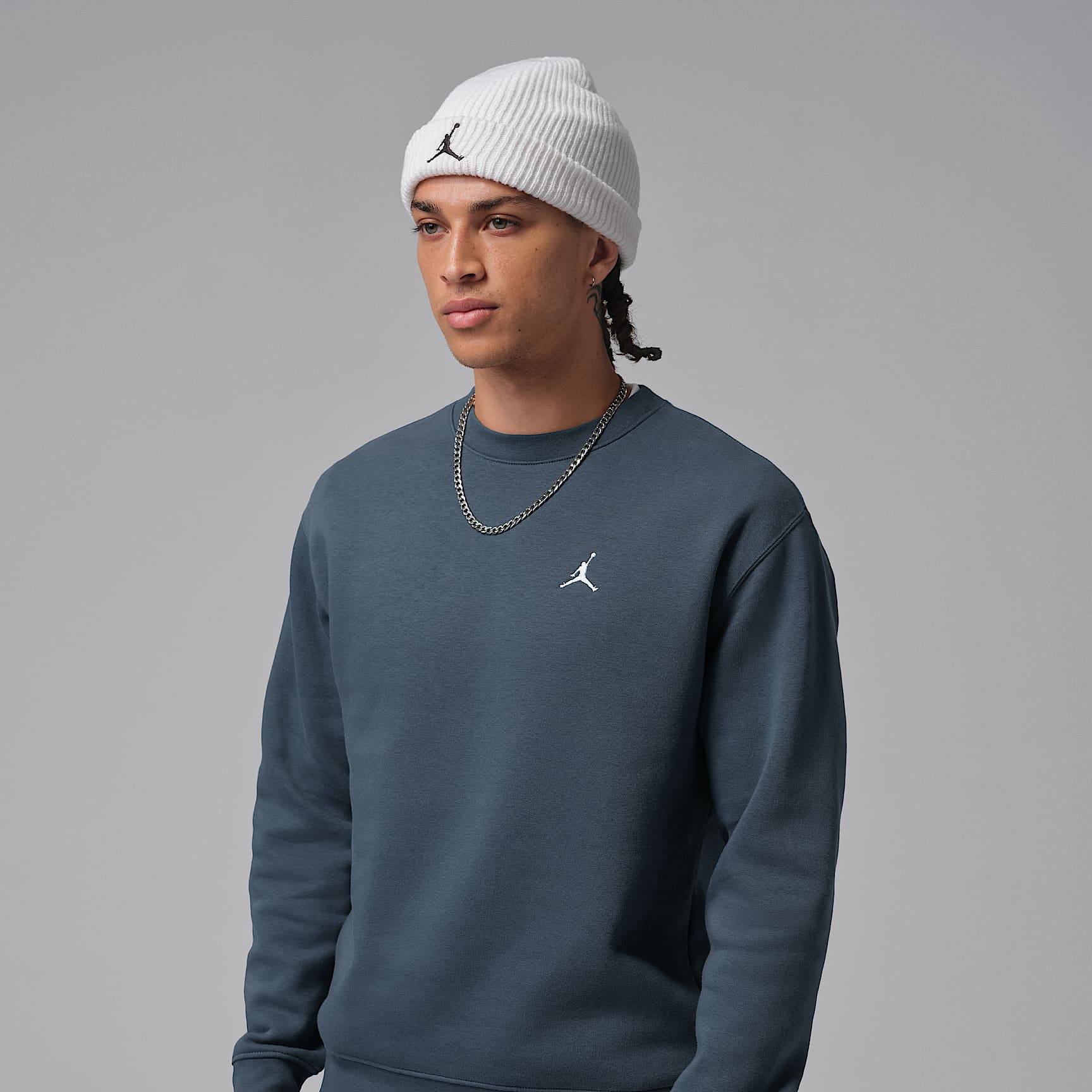 Felpa a girocollo Jordan Brooklyn Fleece – Uomo